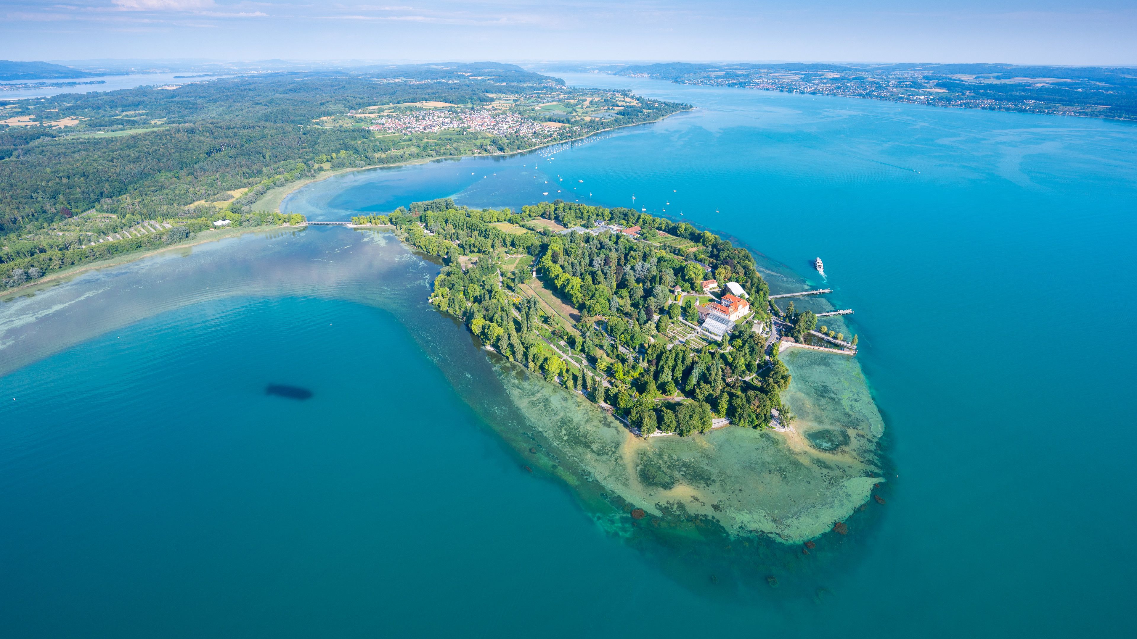 3840x2160 Mainau Island on Lake Constance / Constance