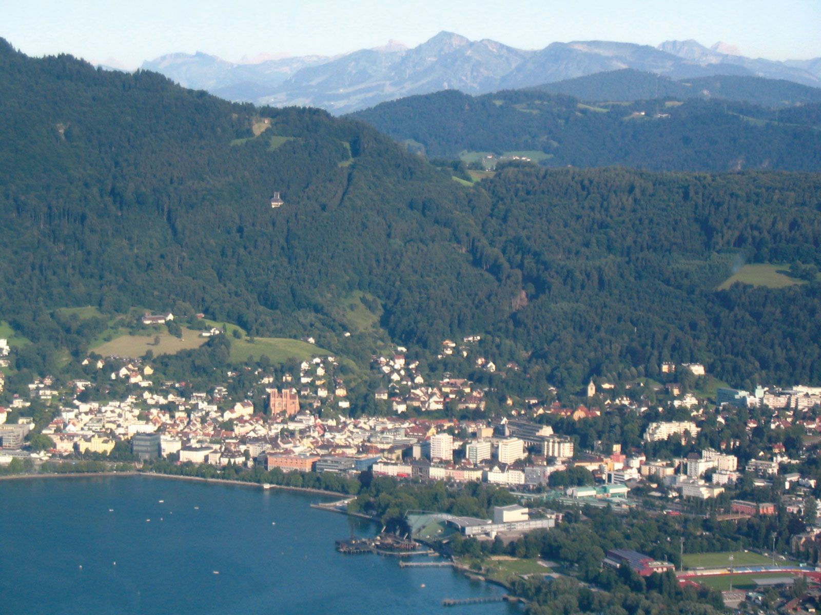 1600x1200 Bregenz. Lake Constance, Vorarlberg, Alps