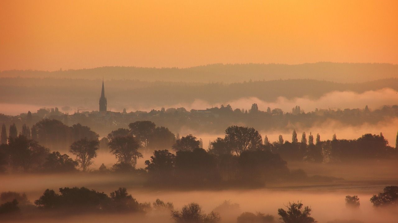 1280x719 Lake Constance Fog Travel