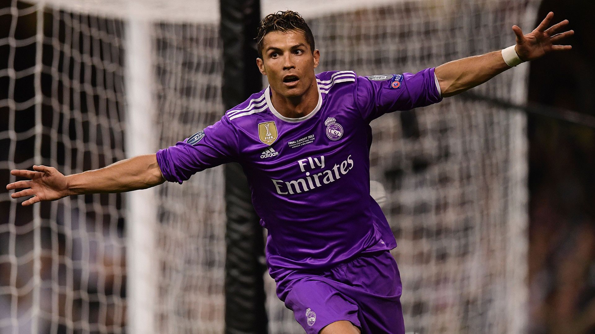 1920x1080 Ronaldo Purple Wallpaper