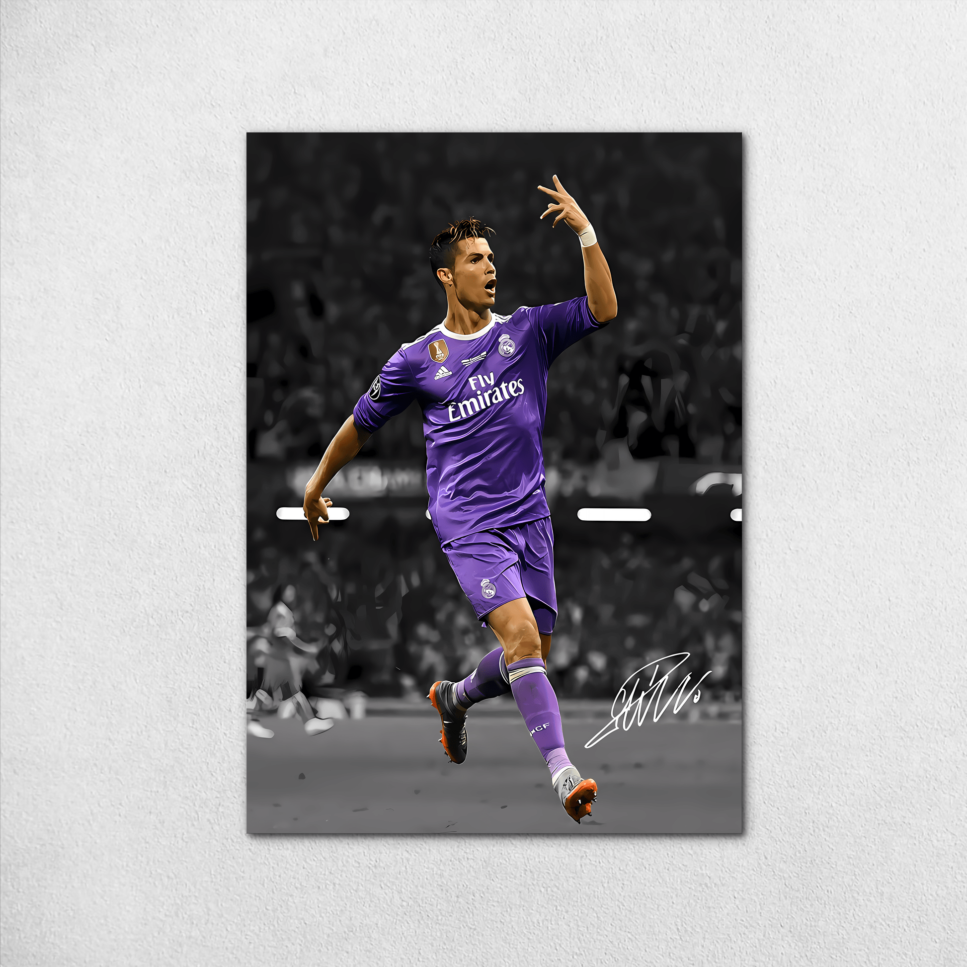 1946x1946 Ronaldo Purple Kit Wallpaper Cristiano Ronaldo Iconic Celebration Poster