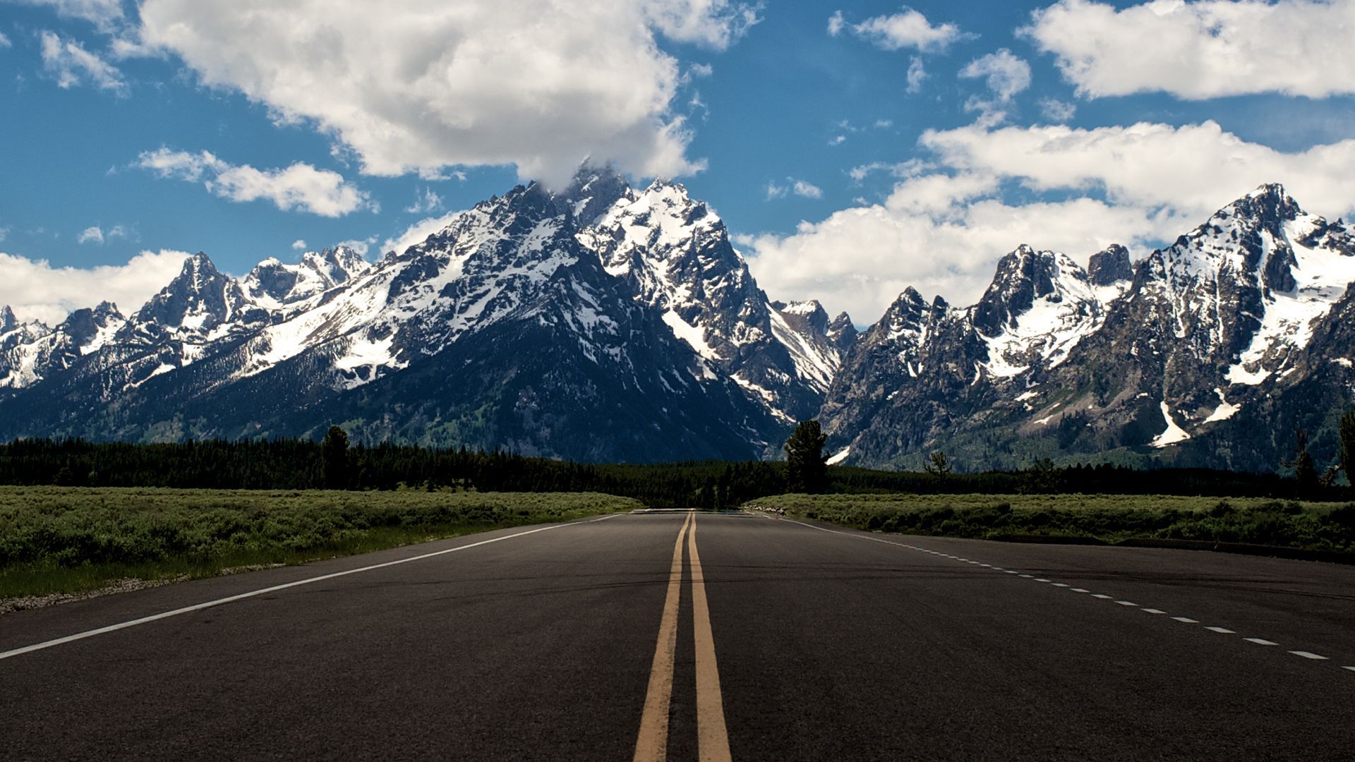 1920x1080 Road Side View Wallpaper
