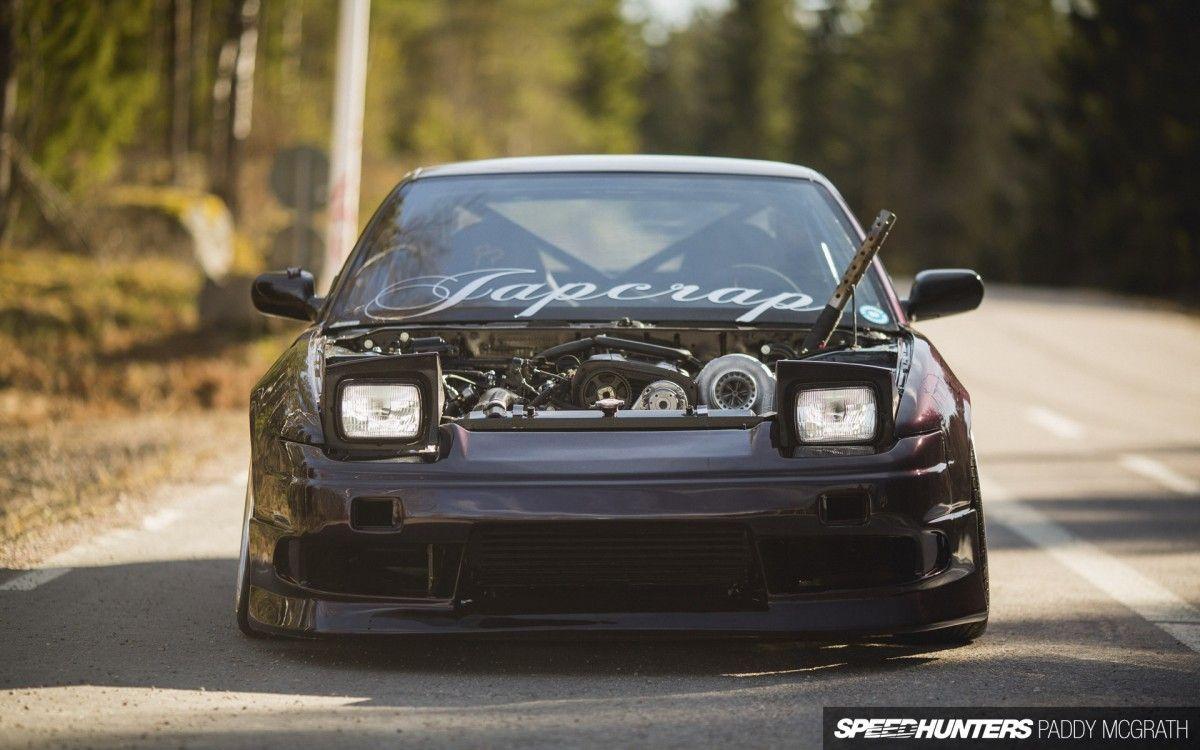 Nissan 180sx с открытыми фарами