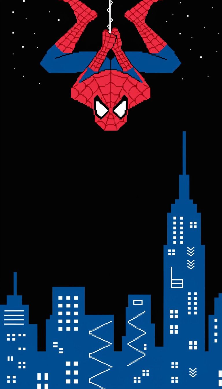 768x1344 Free Mask Becomes City Image Man, Superhero, Marvel