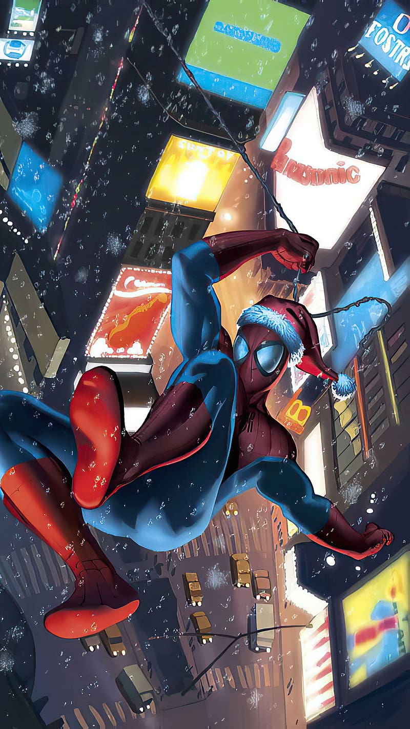 800x1422 Spider Man Christmas Boy iPhone 6s, 6 Plus, Pixel xl, One Plus 3t, , HD phone wallpaper