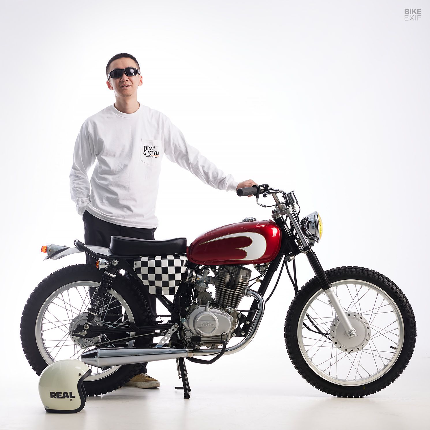 1490x1490 Baby Brat: A custom Honda CG125 from China