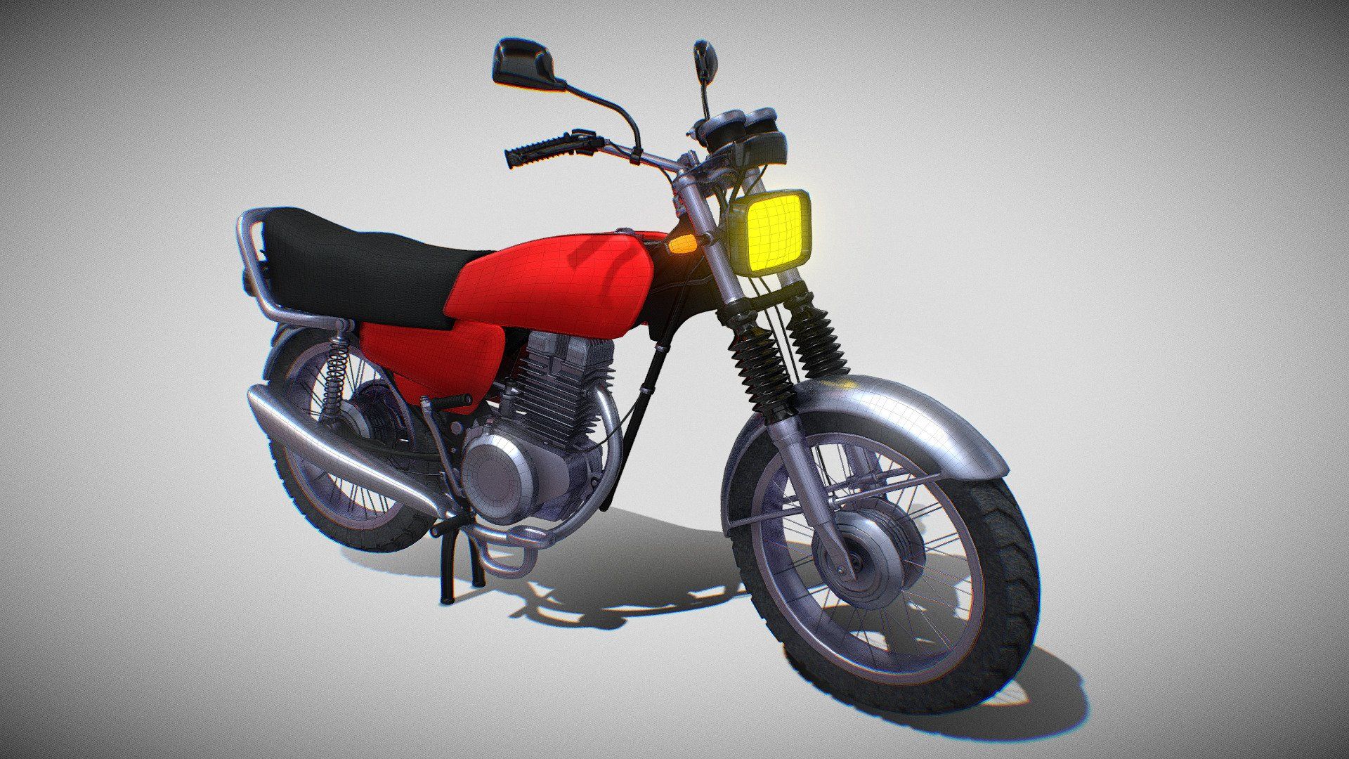 1920x1080 Motorbike CG 125 Free 3D model by LazyAstronaut3D [88a3e49]