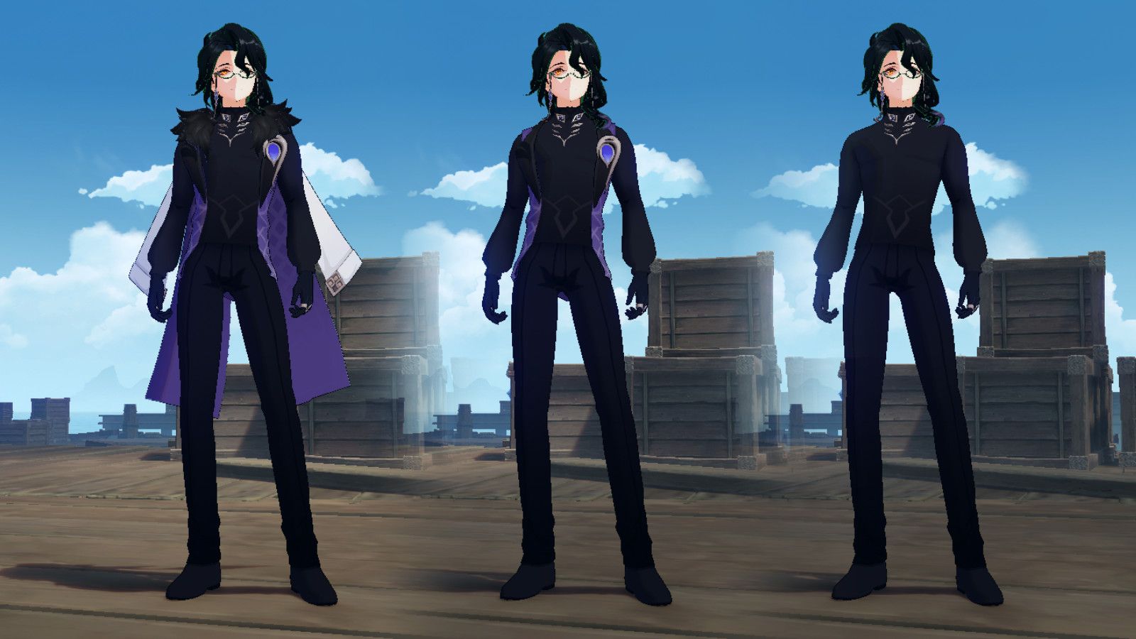 1600x900 Baizhu as Pantalone Mod for Genshin Impact