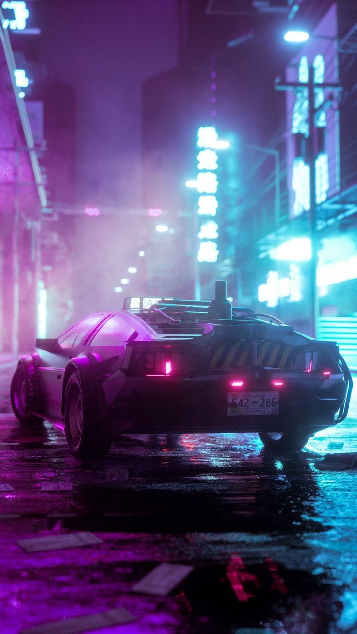 736x1306 Cyberpunk wallpaper phone
