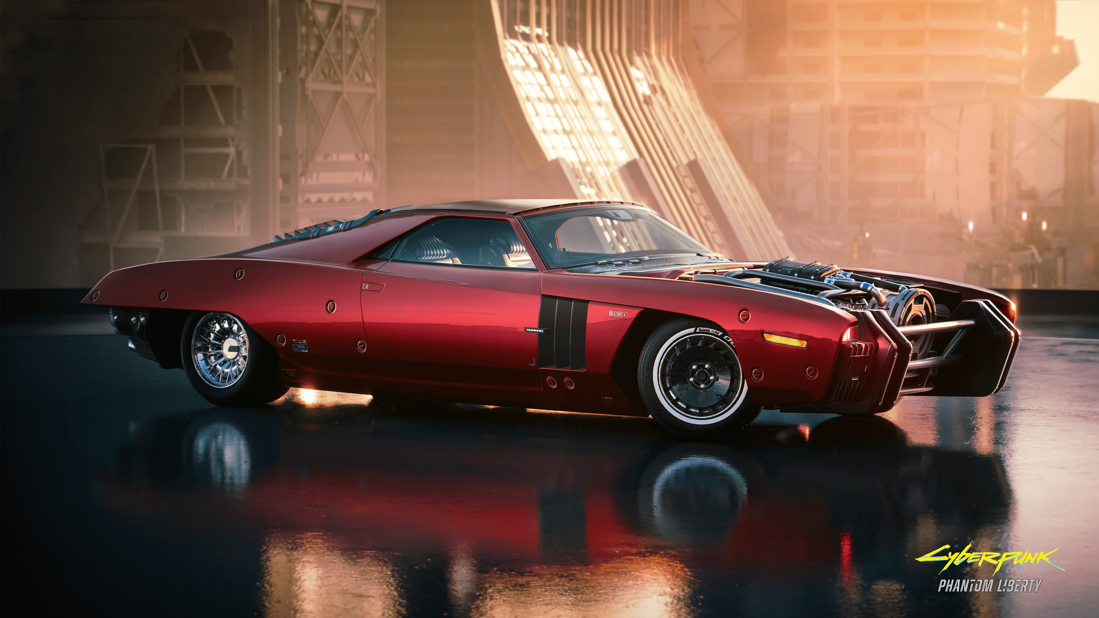3840x2160 Muscle car Wallpaper 4K, Cyberpunk 2077: Phantom Liberty