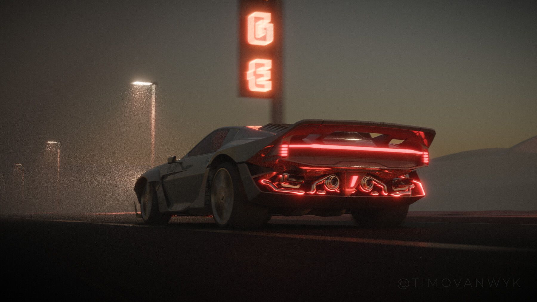 1800x1013 Cyberpunk Car Wallpaper HD