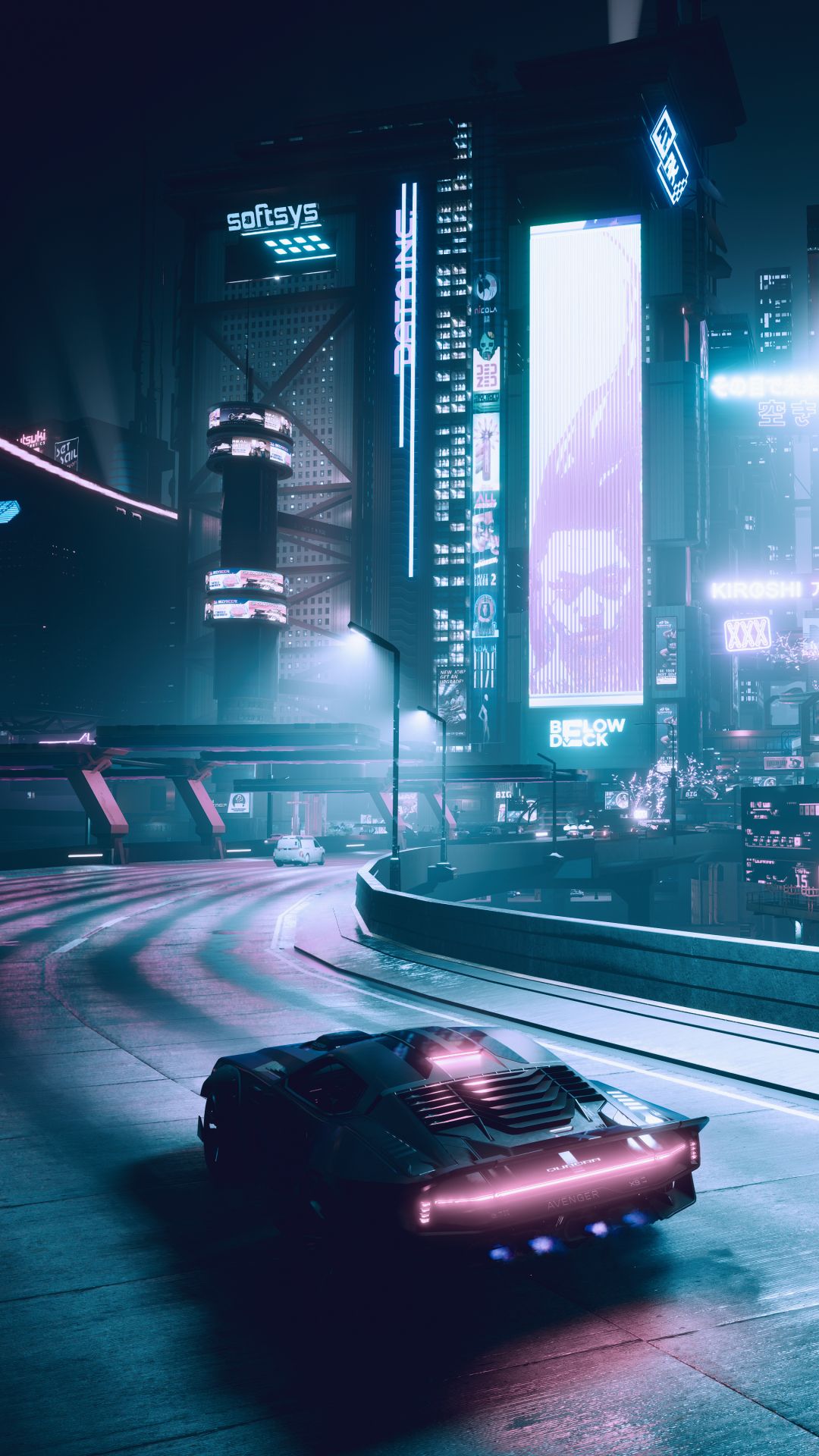 1080x1920 Phone wallpaper: Cyberpunk, Cyberpunk Video Game, Futuristic, Car 1406388