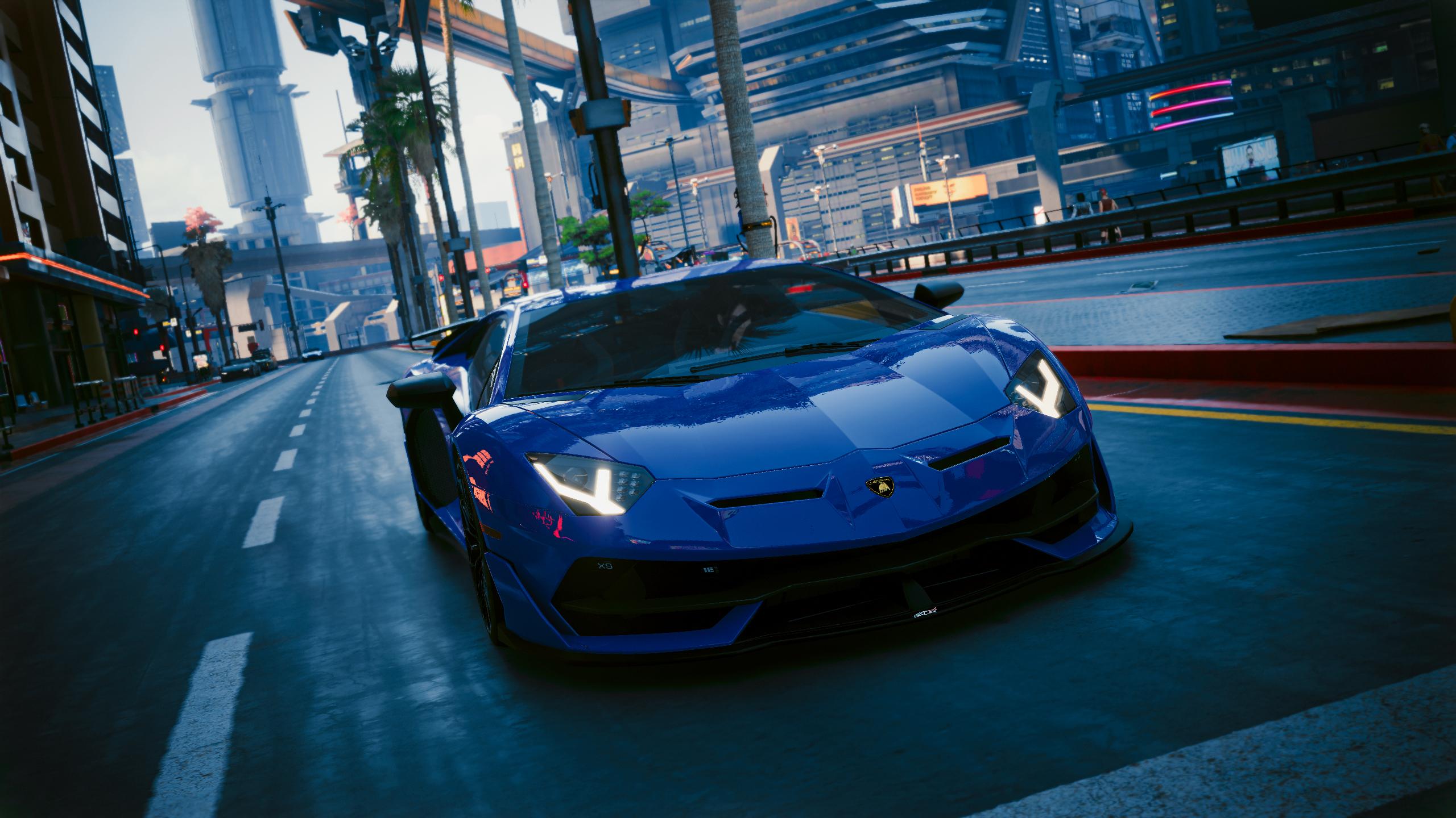 2560x1440 Car wallpaper from Cyberpunk 2077