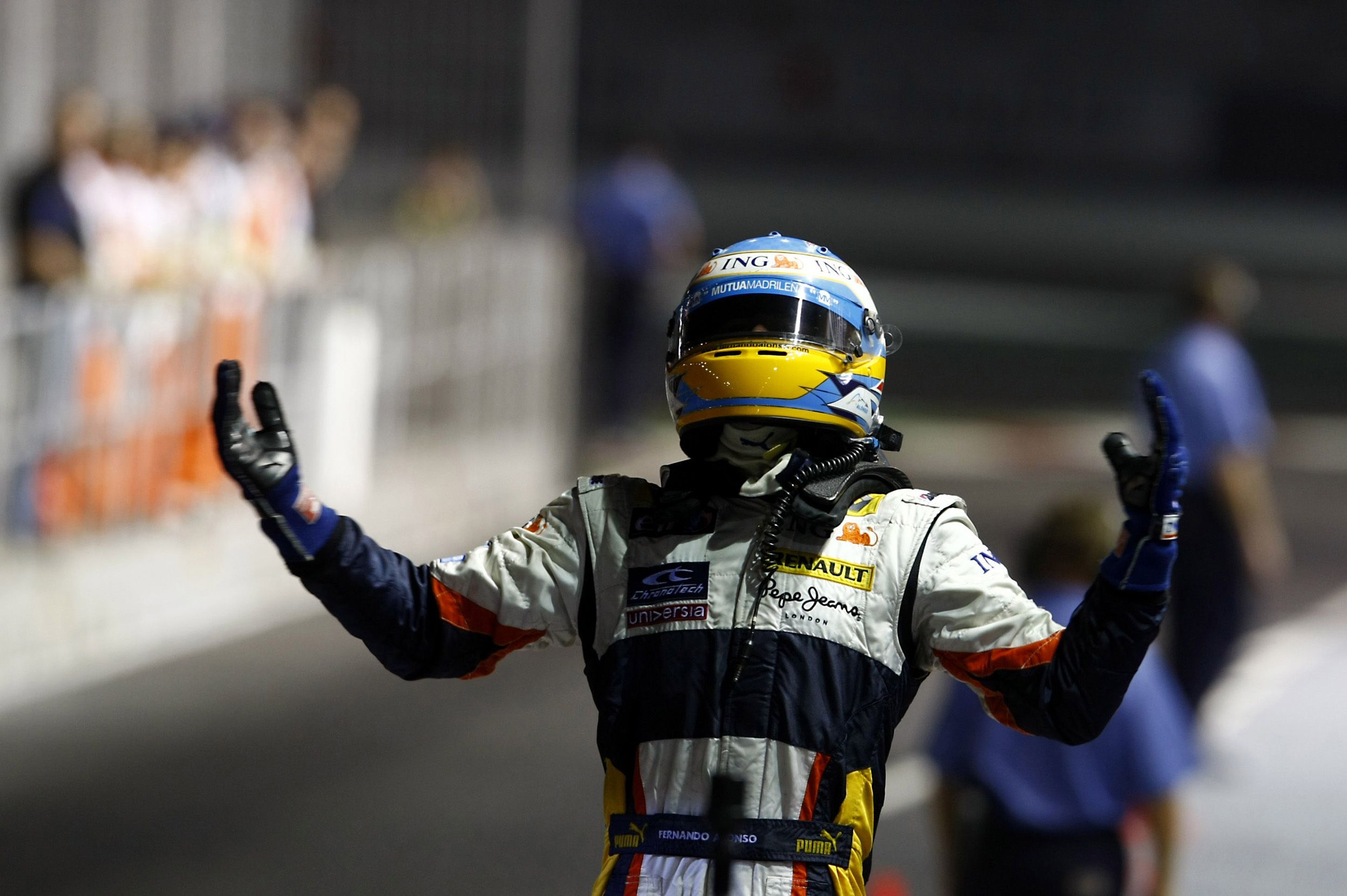 2496x1662 Wallpaper Singapore, formula Fernando Alonso, ING Renault F1 Team for mobile and desktop, section спорт, resolution 2496x1662