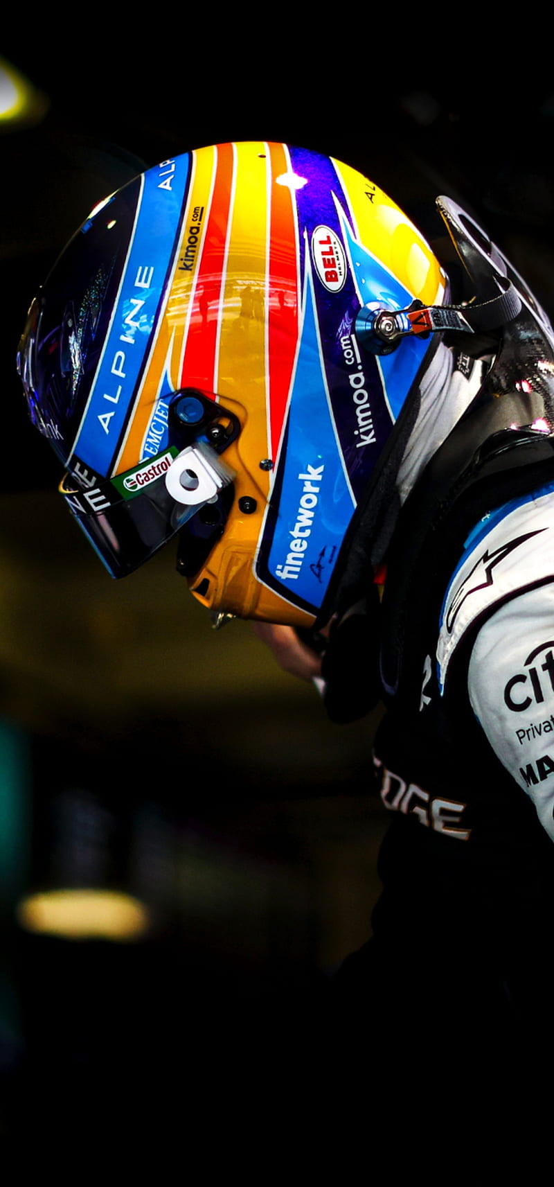 800x1713 HD alpine fernando alonso wallpaper
