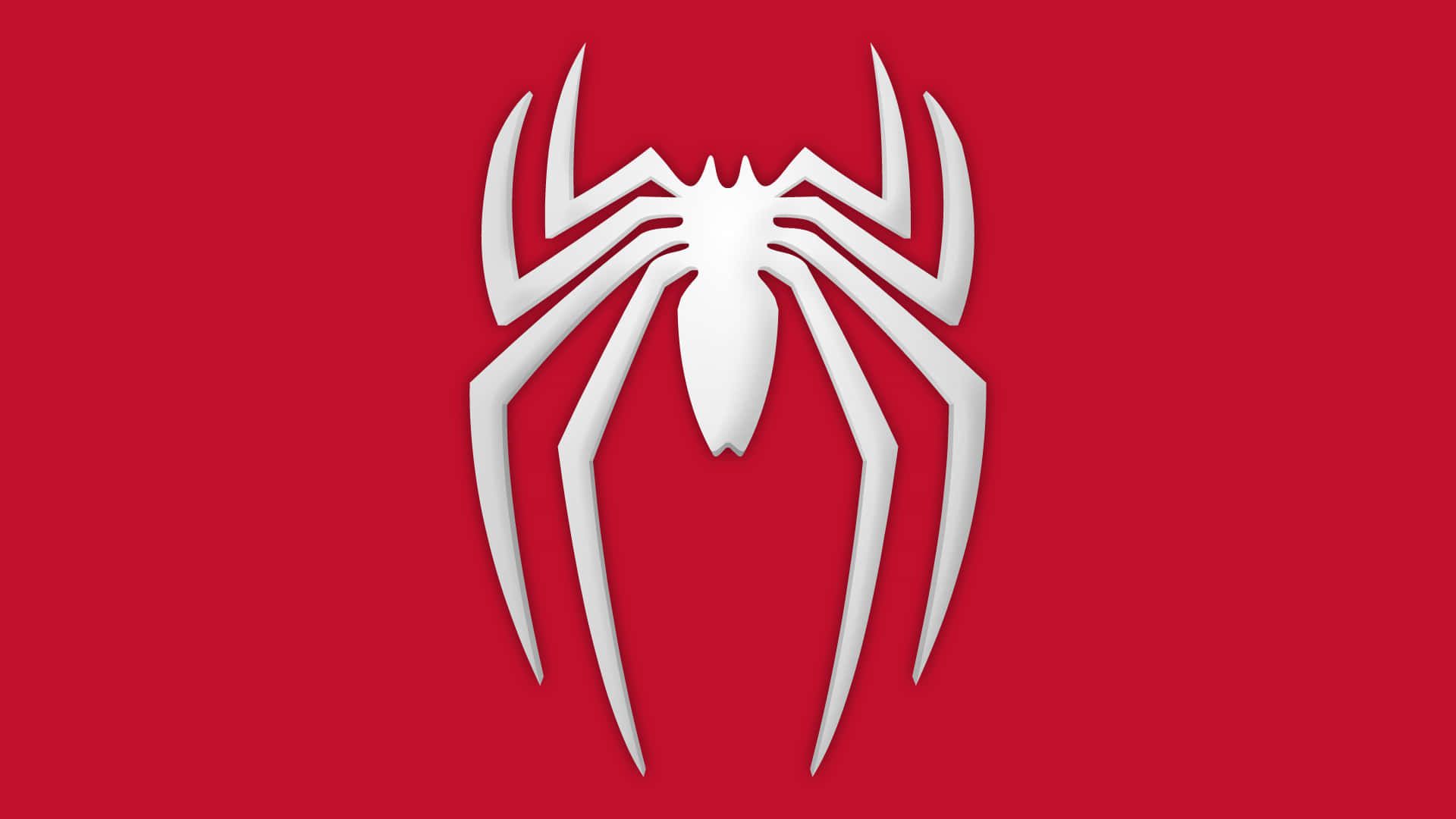 1920x1080 Download free The Amazing Spider Logo On A Red Background Wallpaper