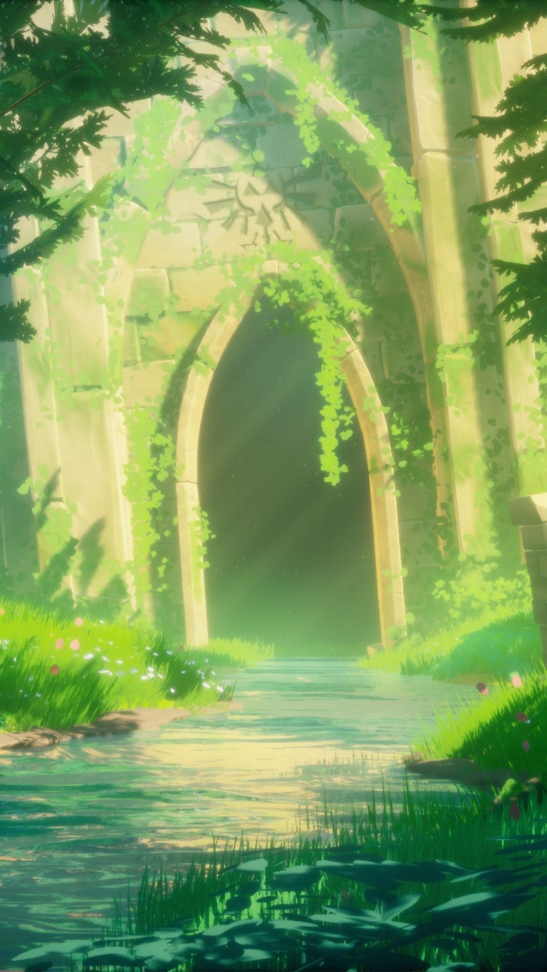 1080x1920 Phone wallpaper: The Legend Of Zelda, Video Game, Temple, Forest, Zelda 1179403