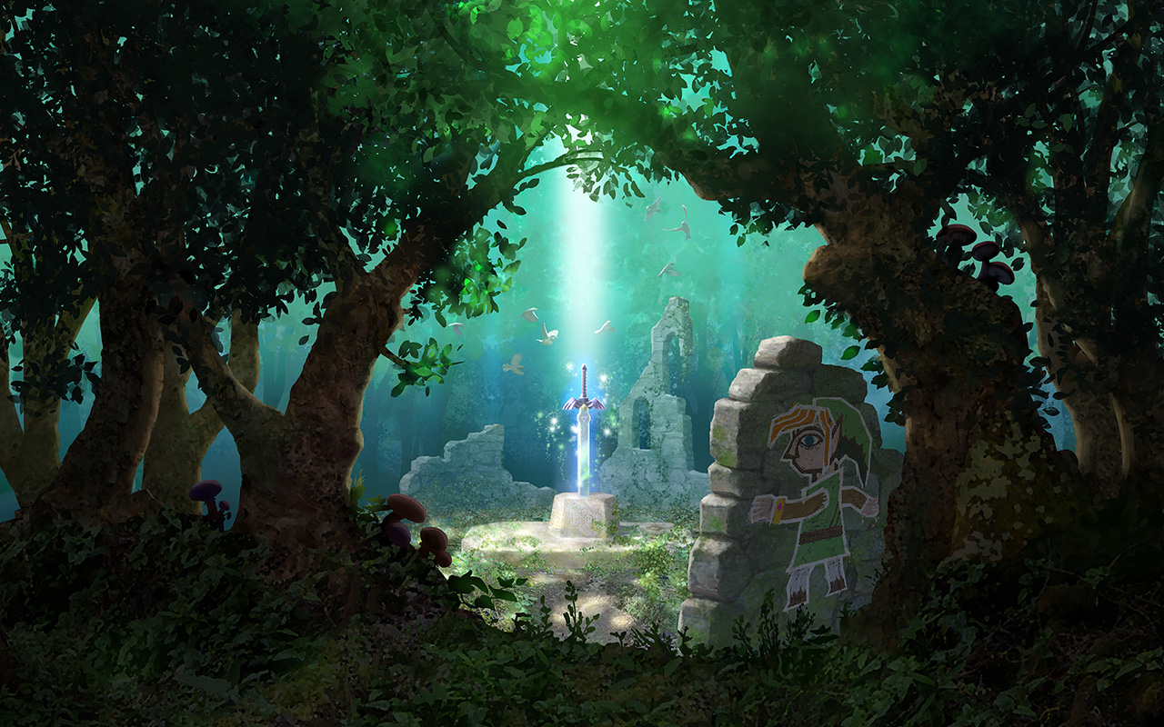 1280x800 Official A Link Between Worlds site open