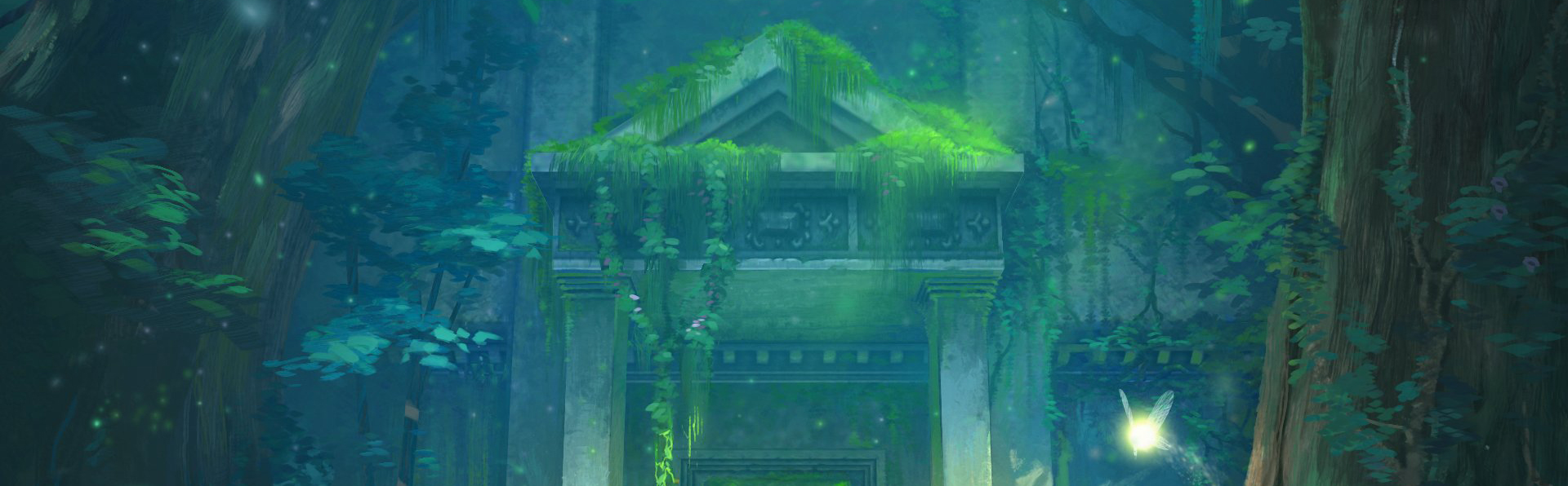 1920x596 Yuga's Art Gallery: A moment of peace at the Forest Temple