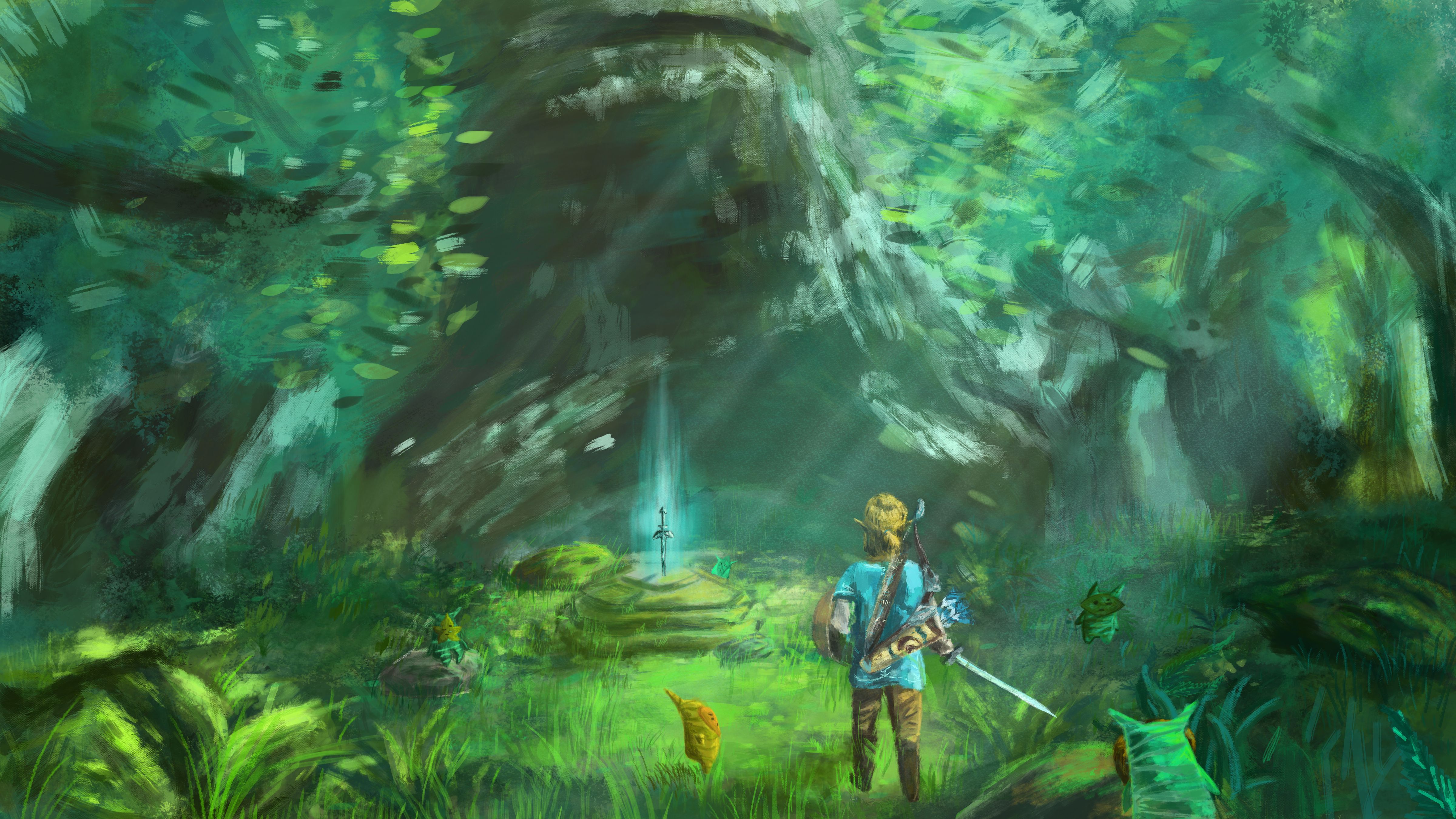 4800x2700 Zelda Korok Forest by Michelle Lin on Dribbble
