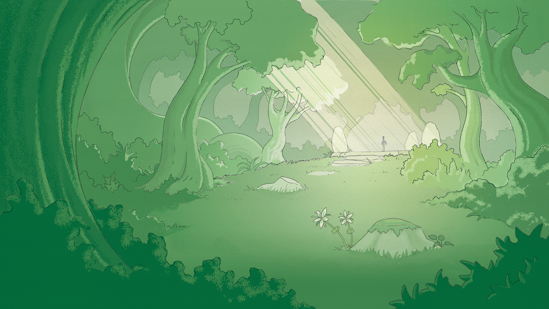 1920x1080 Korok Forest Of Zelda Tribute (5). Image - Behance