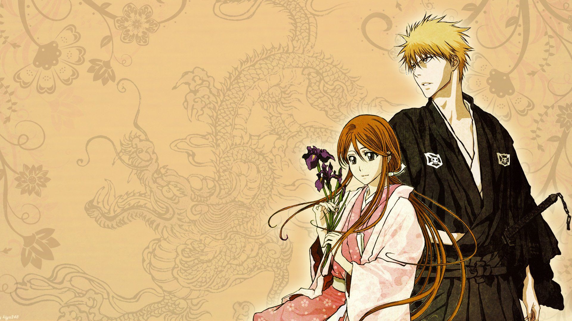 1920x1080 Download Orihime Inoue Ichigo Kurosaki Anime Bleach HD Wallpaperx1080