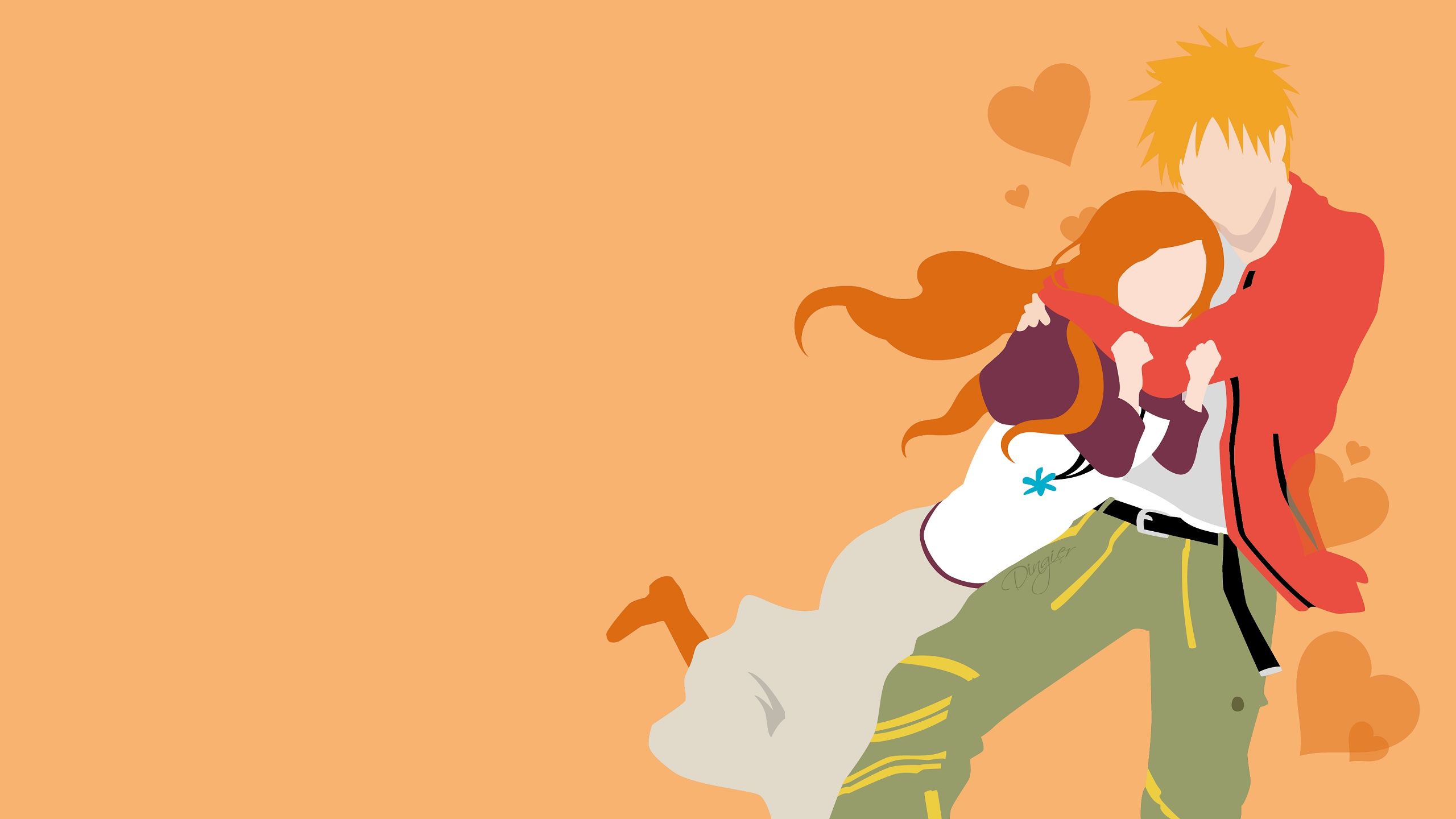2560x1440 Wallpaper two, Ichigo Kurosaki, Orihime Inoue, BLIC for mobile and desktop, section сёнэн, resolution 2560x1440