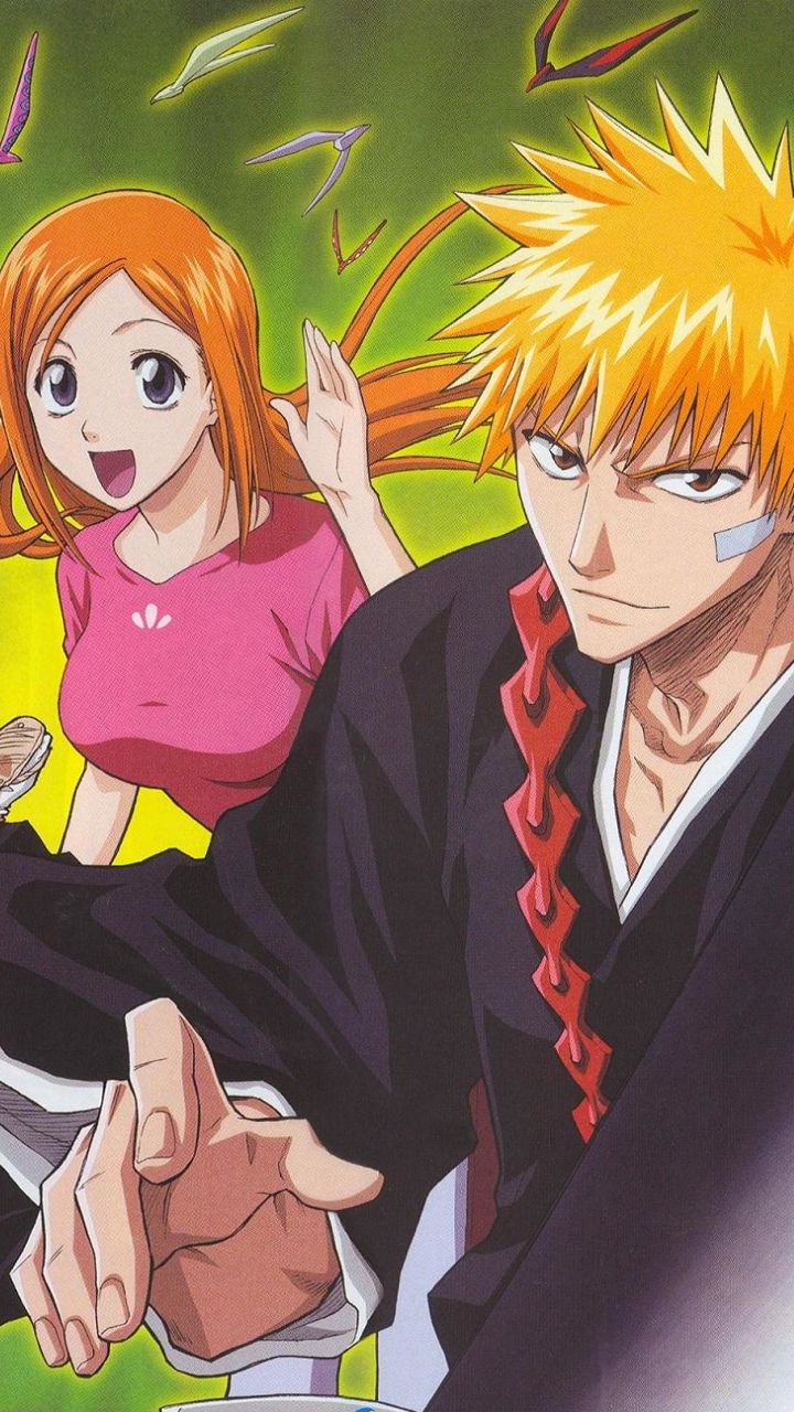 720x1280 Phone wallpaper: Anime, Bleach, Uryu Ishida, Orihime Inoue, Yasutora Sado, Ichigo Kurosaki 1104744