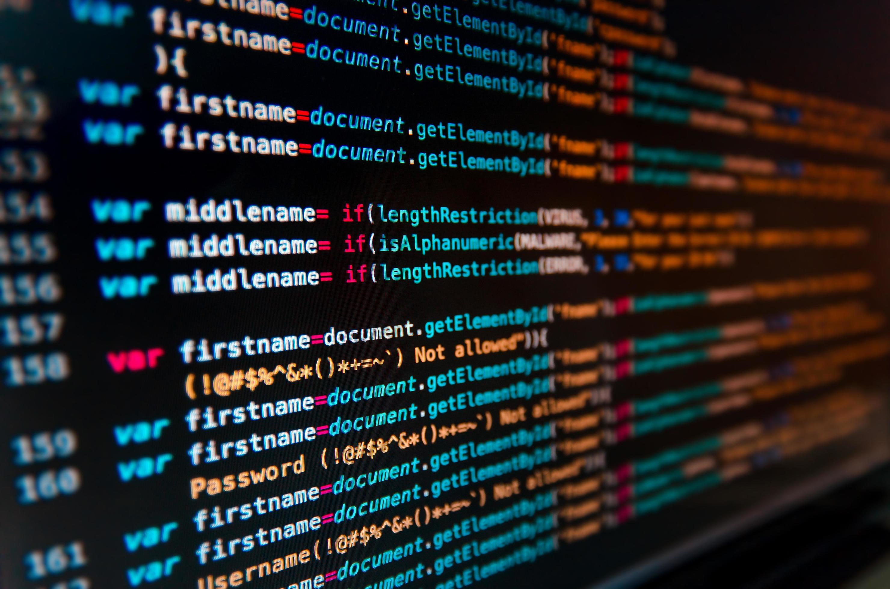 2959x1960 Desktop source code and Wallpaper by coding and programming