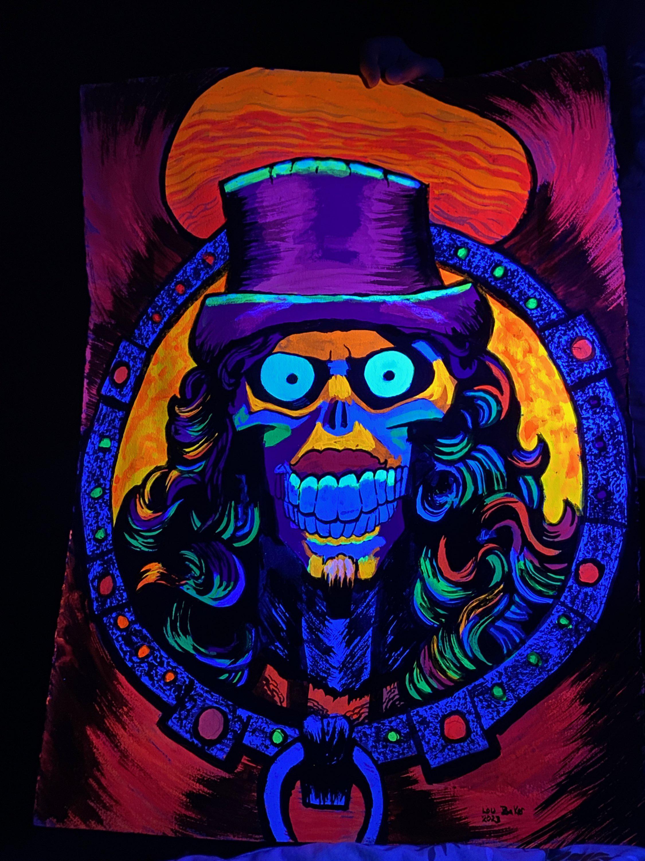 2250x3000 Svengoolie original Blacklight Art Coffin