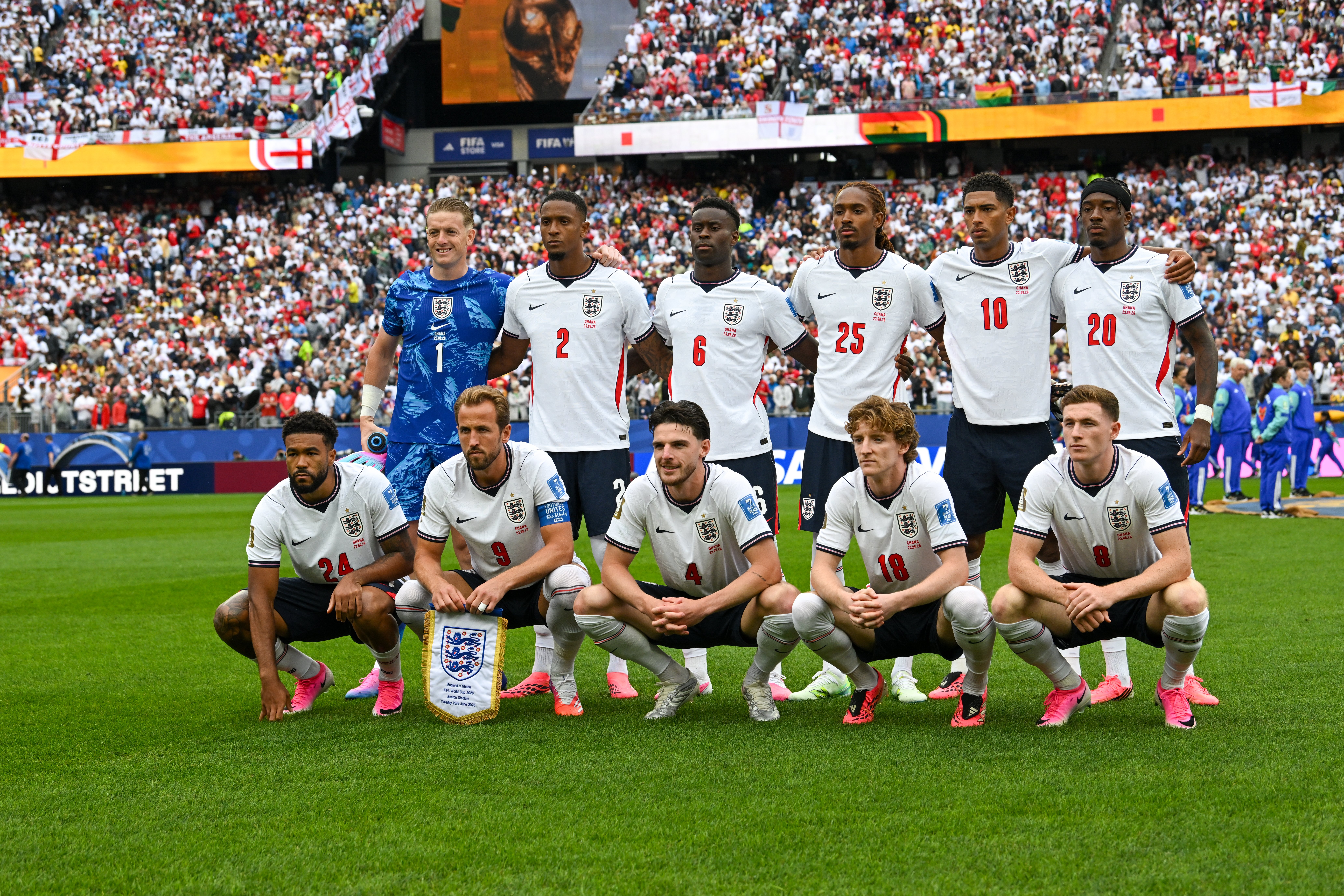 8256x5504 Team England England v Ghana at 2026 Fifa World Cup