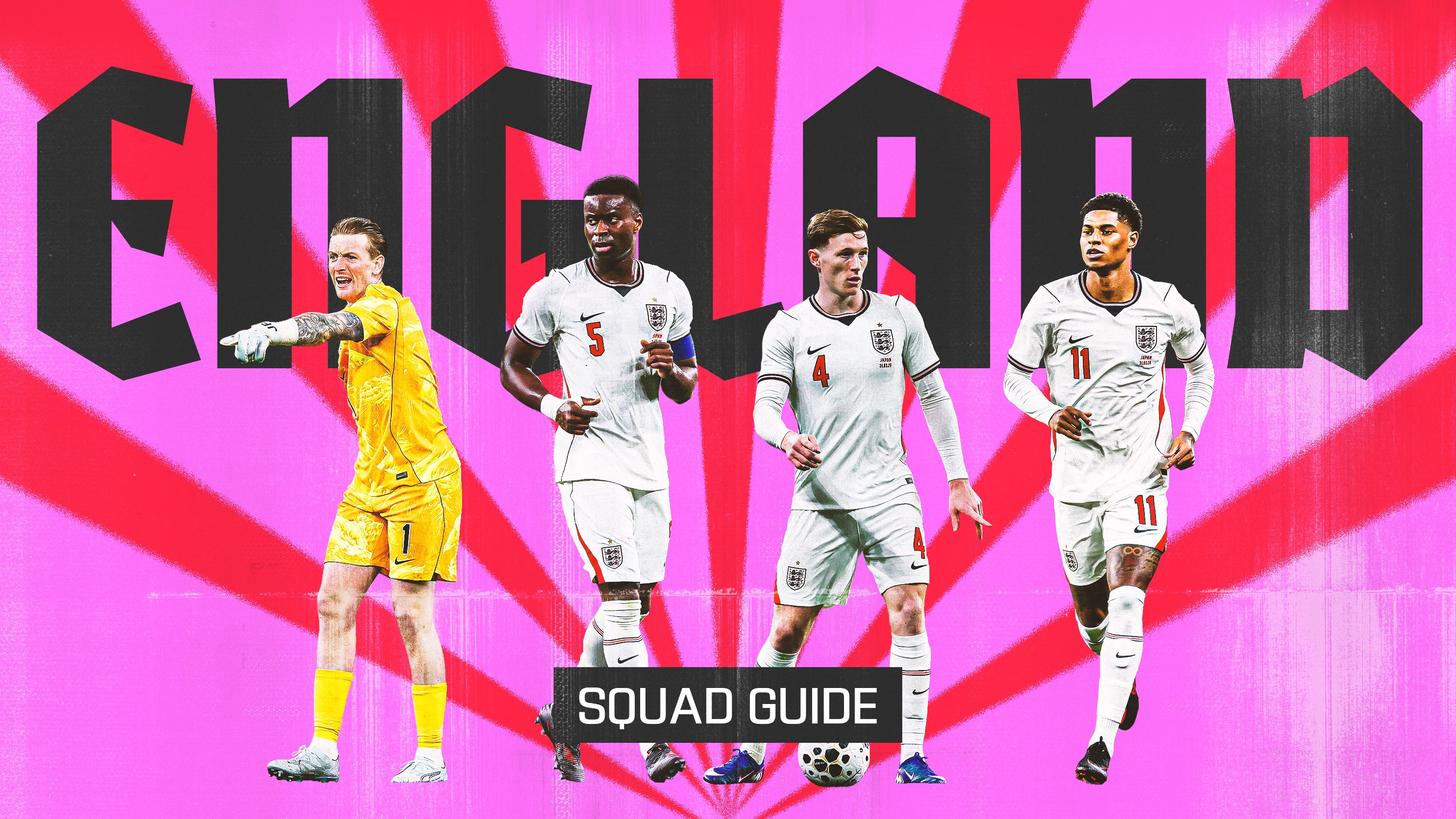 3000x1688 England 2026 World Cup Squad Guide