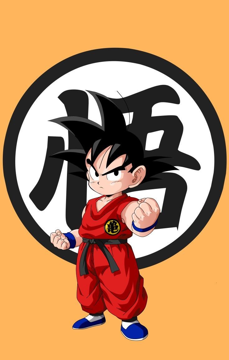 735x1153 Kid Goku wallpaper