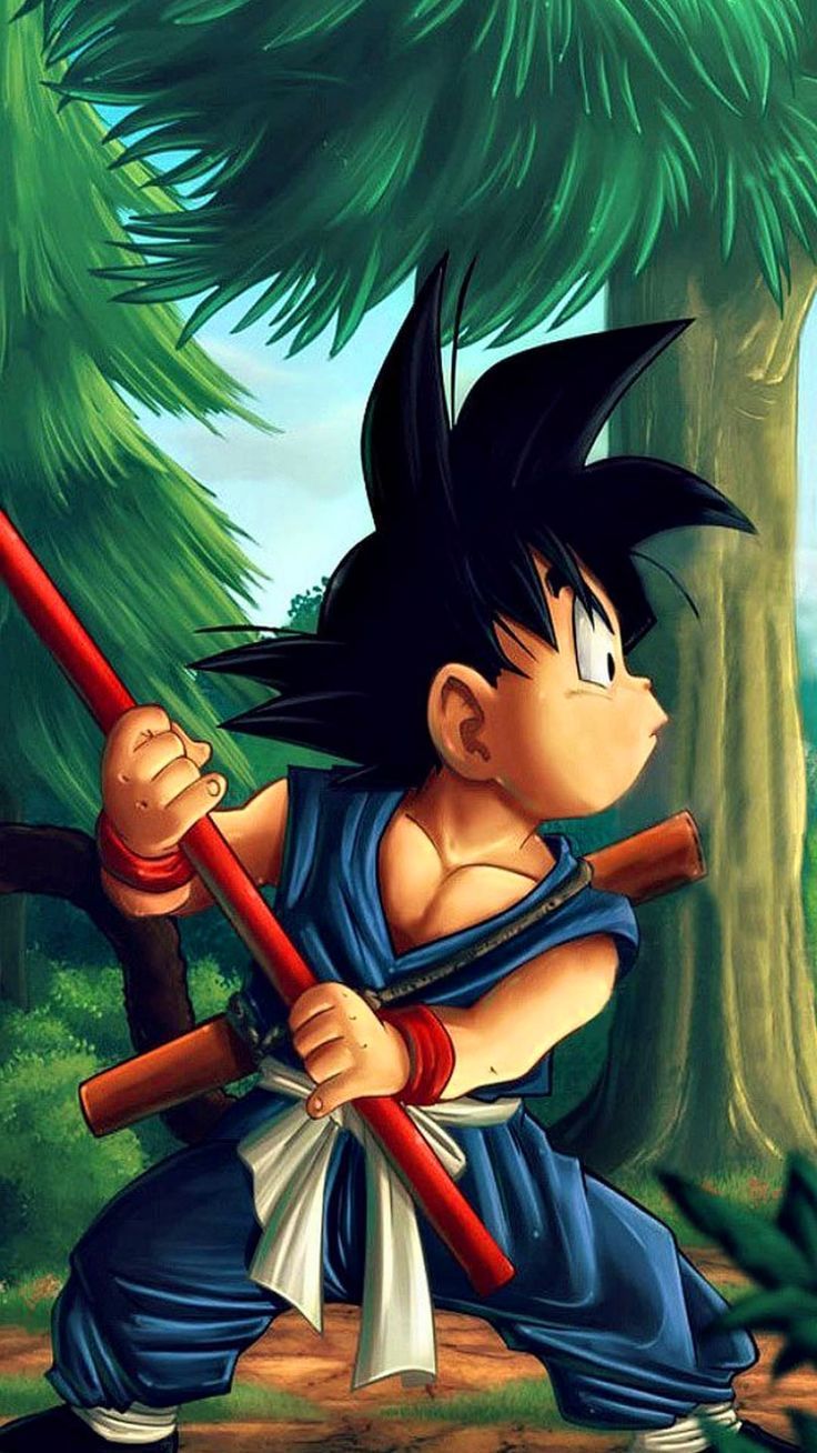 736x1308 Kid Goku Wallpaper