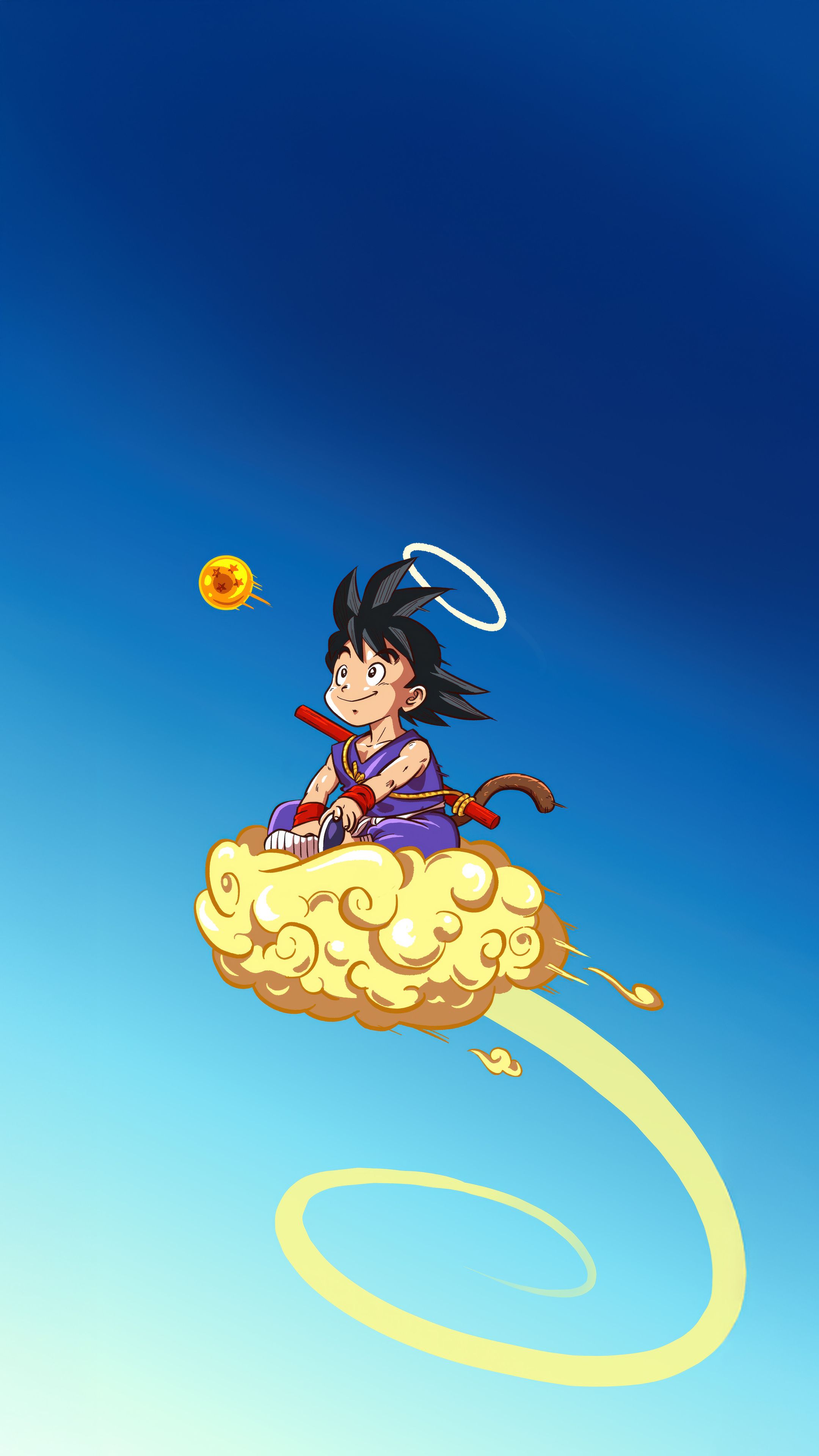 2160x3840 Little Goku Fly Away Sony Xperia X, XZ, Z5 Premium , HD 4k Wallpaper, Image, Background, Photos and Picture