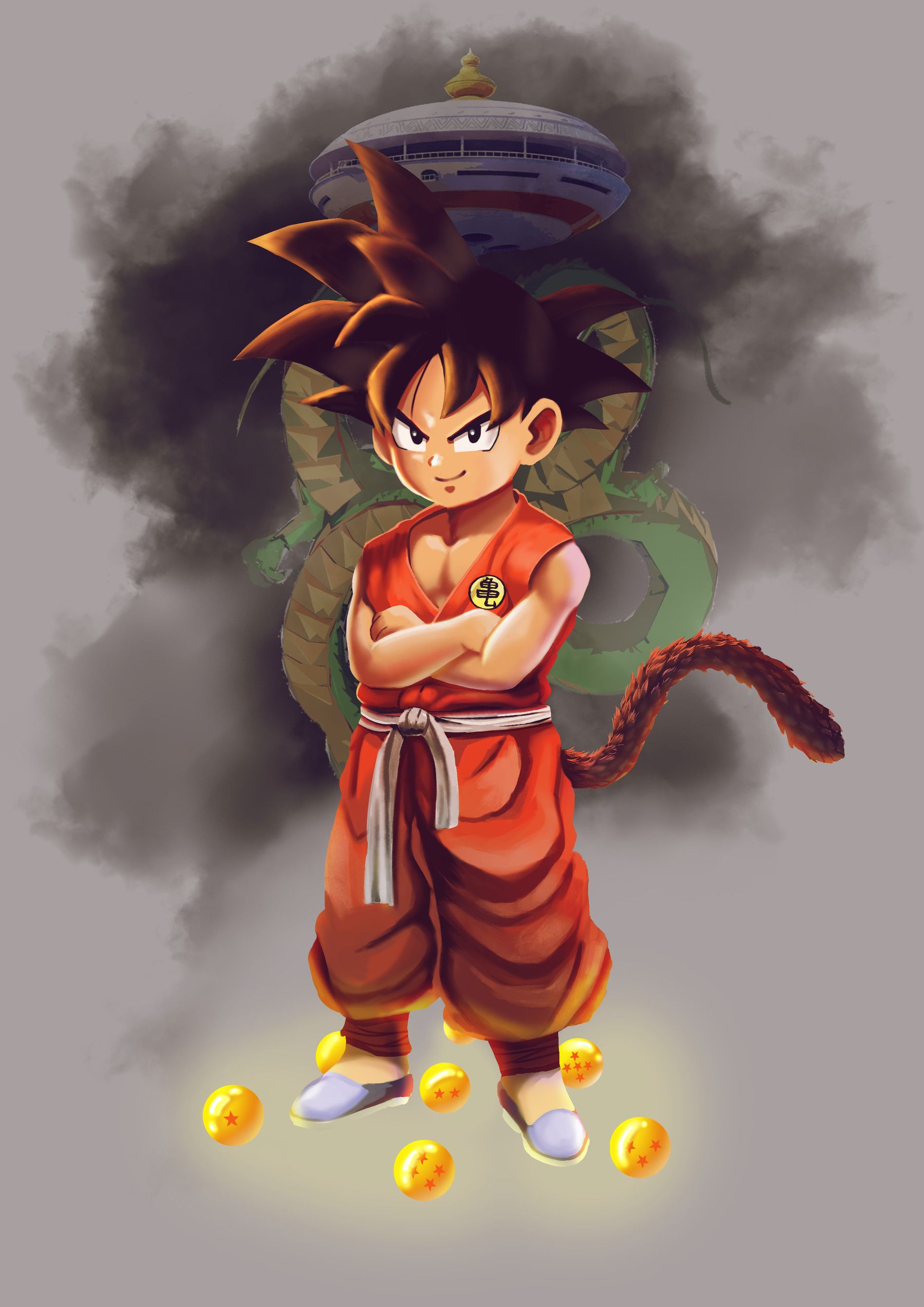 1800x2545 KID GOKU