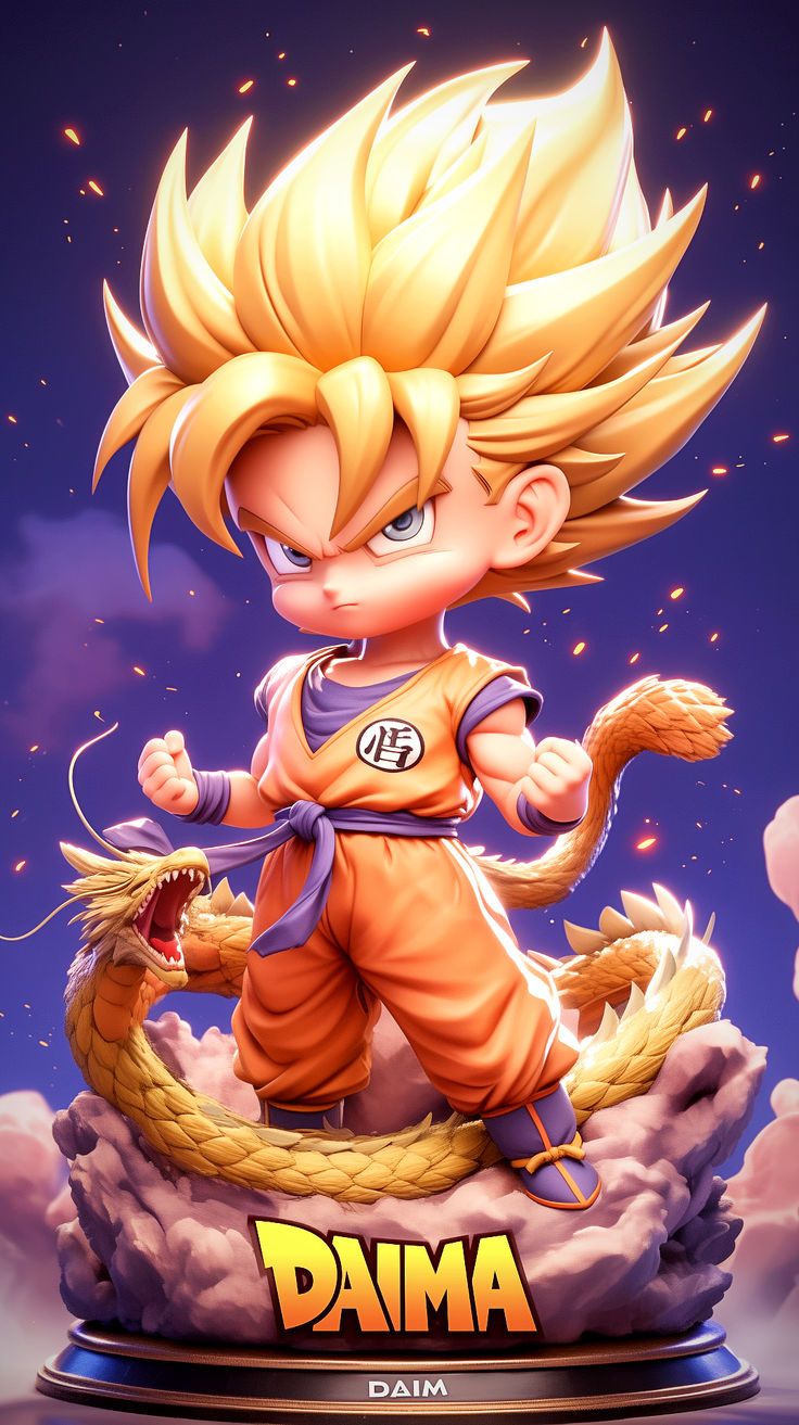 736x1313 Dragon Ball Daima Kid Goku Wallpaper 4K HD, new series dragon ball, wallpaper iphone android