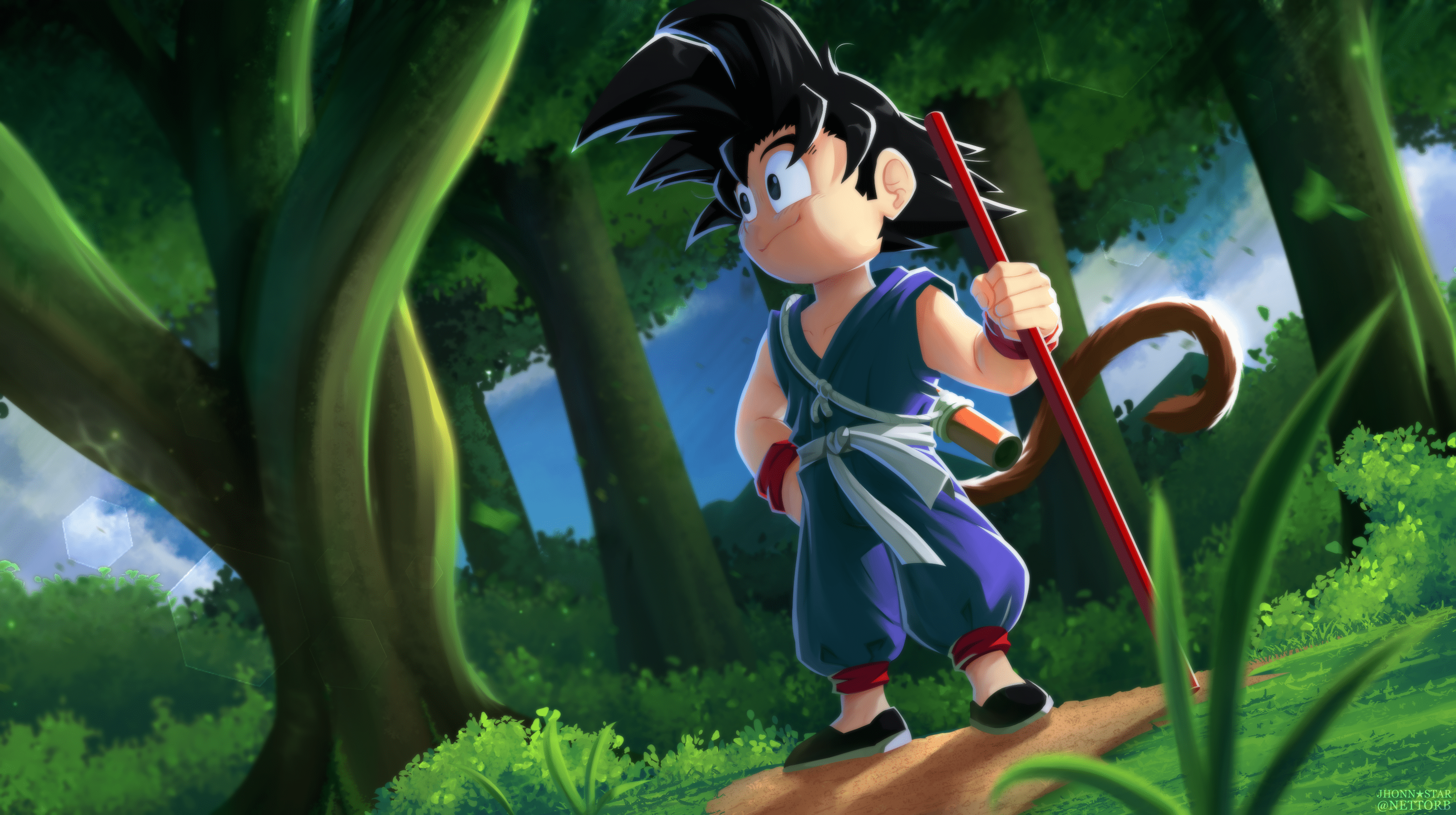 3250x1820 I made a Small Goku
