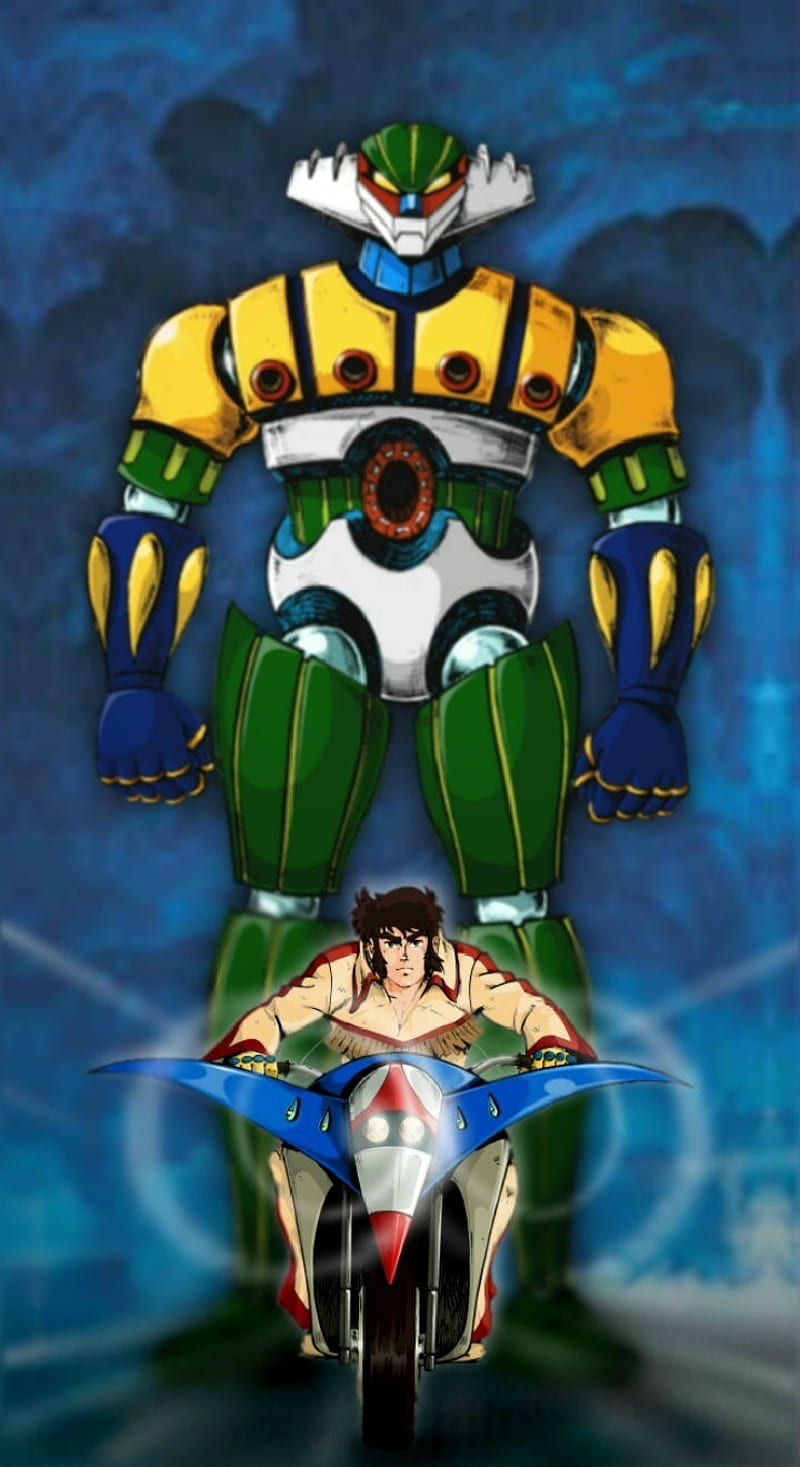 800x1467 Jeeg, acciaio, go nagai, head, hiroshi, kotetsu, robot, shiba, HD phone wallpaper