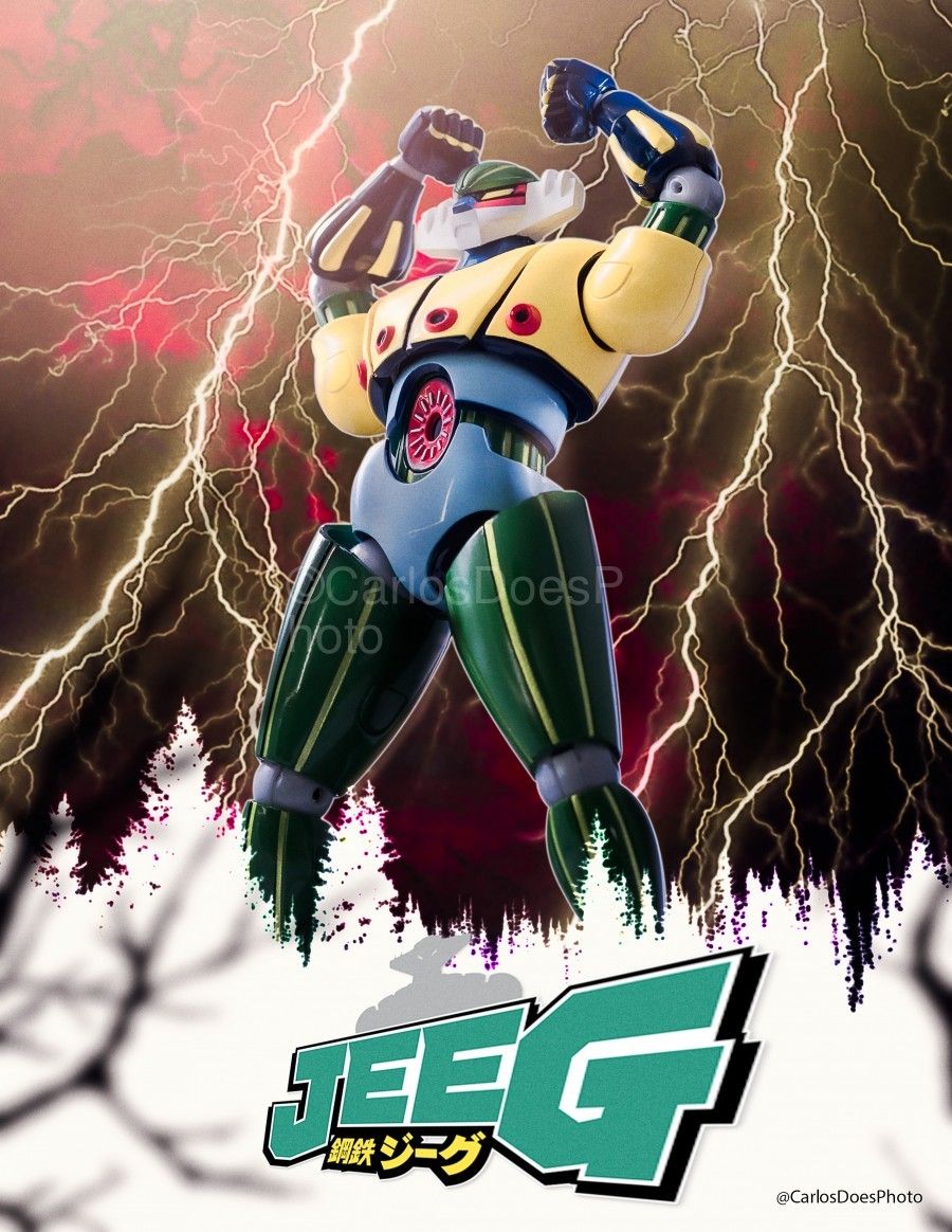 900x1164 Kotetsu Jeeg Jeeg by CarlosDoesPhoto Wall Art