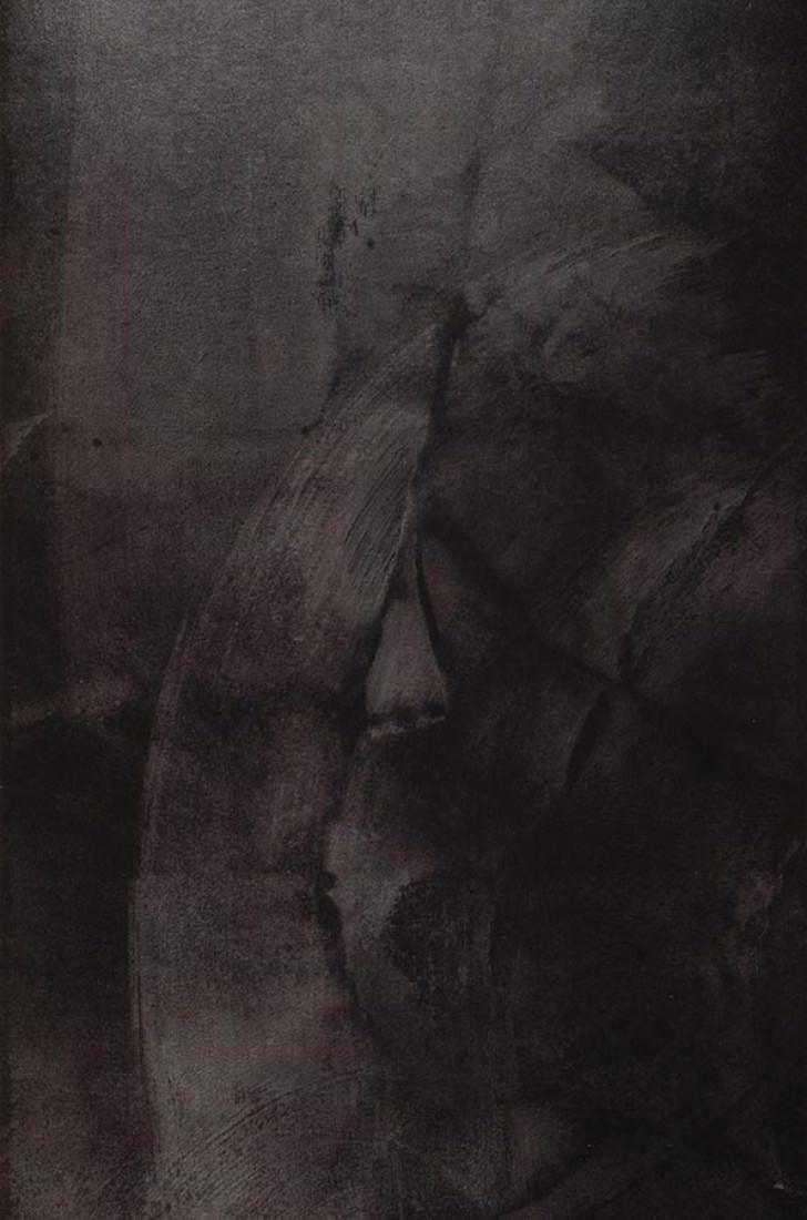 728x1100 Wallpaper Concrete 07 (Anthracite, Dark grey)