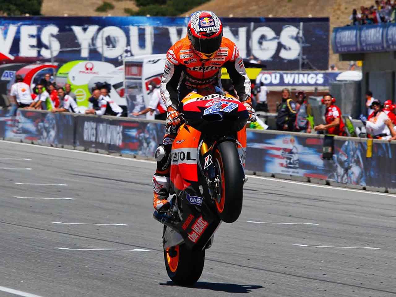 1280x960 Casey Stoner Wallpaper Raceway Laguna Seca