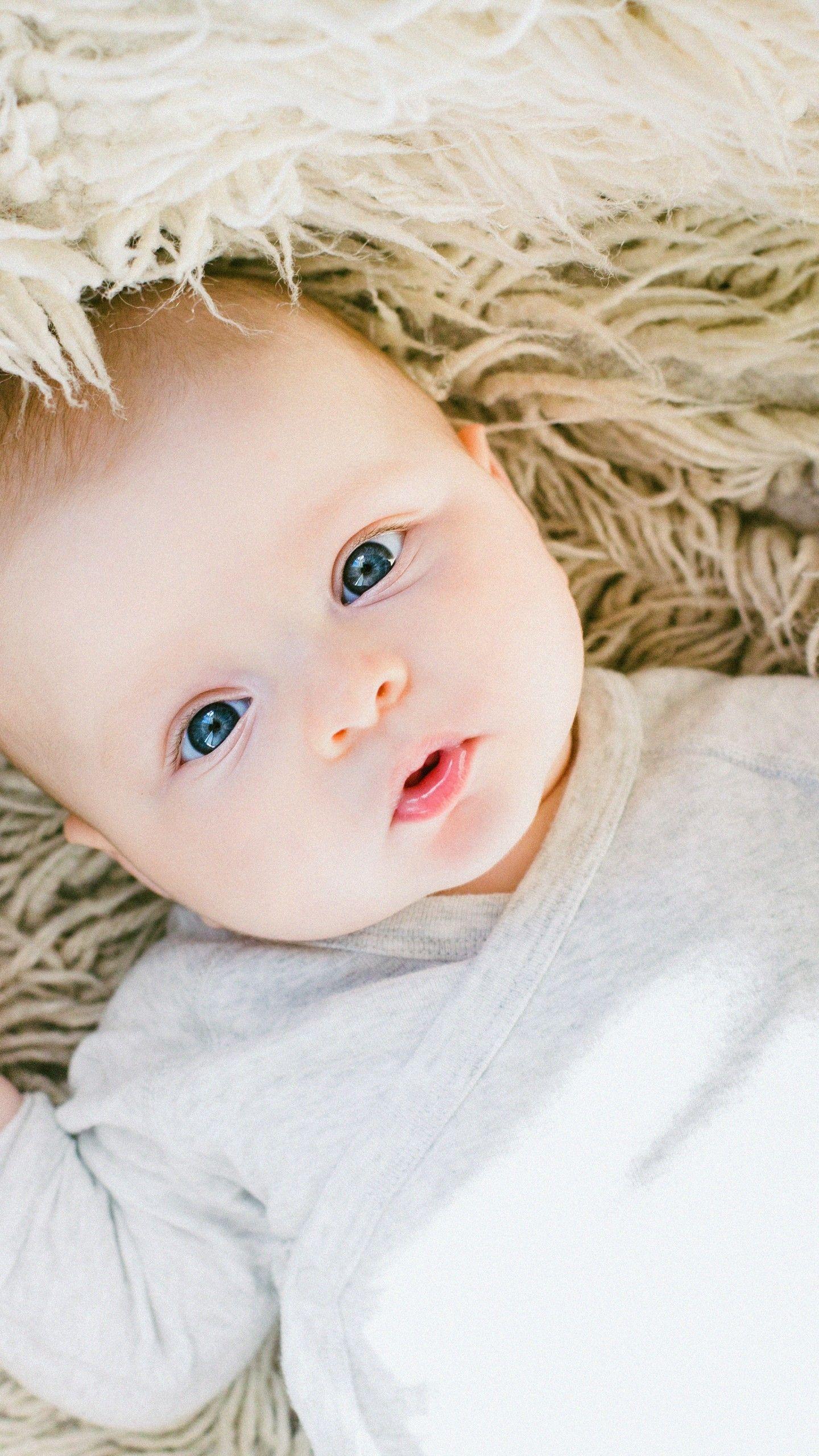 1440x2560 Wallpaper Cute baby, Adorable, Kid, Green eyes, HD, 5K, Cute