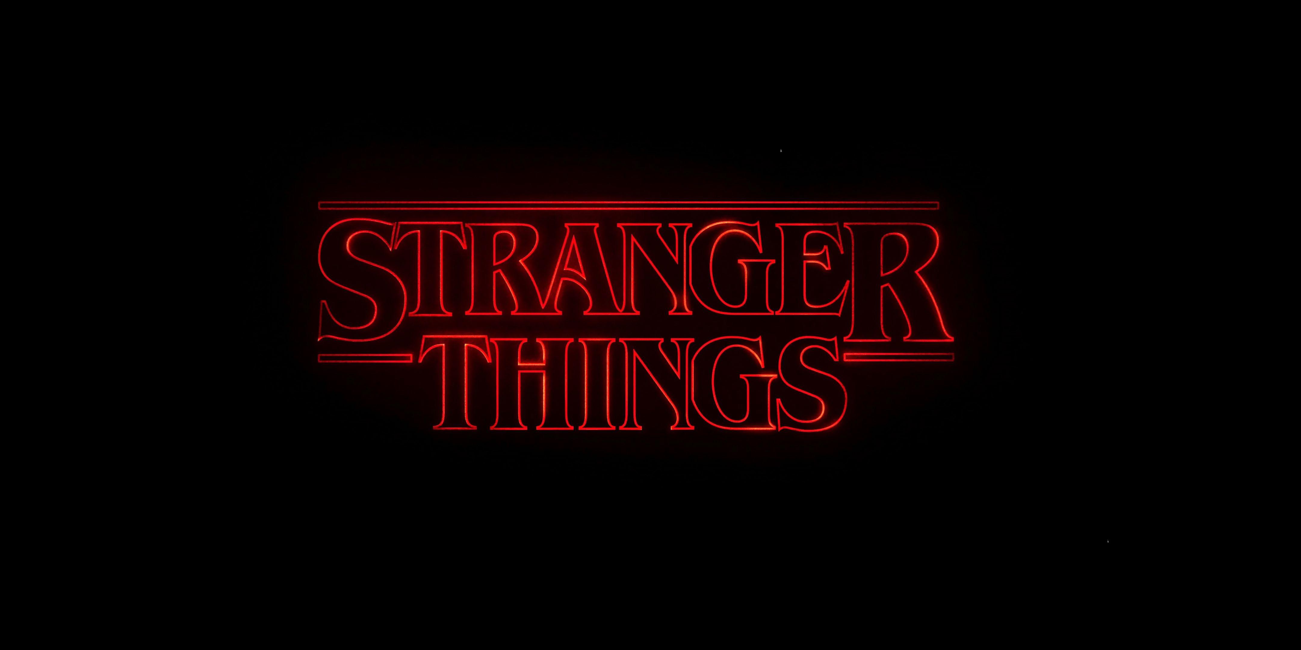 4323x2162 Stranger Things Logo Netflix Wallpaper