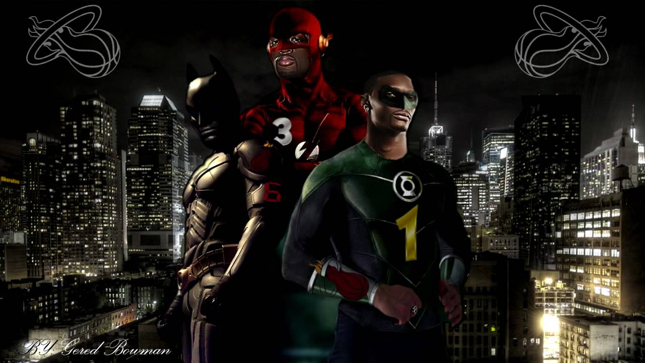 1280x720 Miami Heat Trio Justice League HD Wallpaper ***AMAZING***