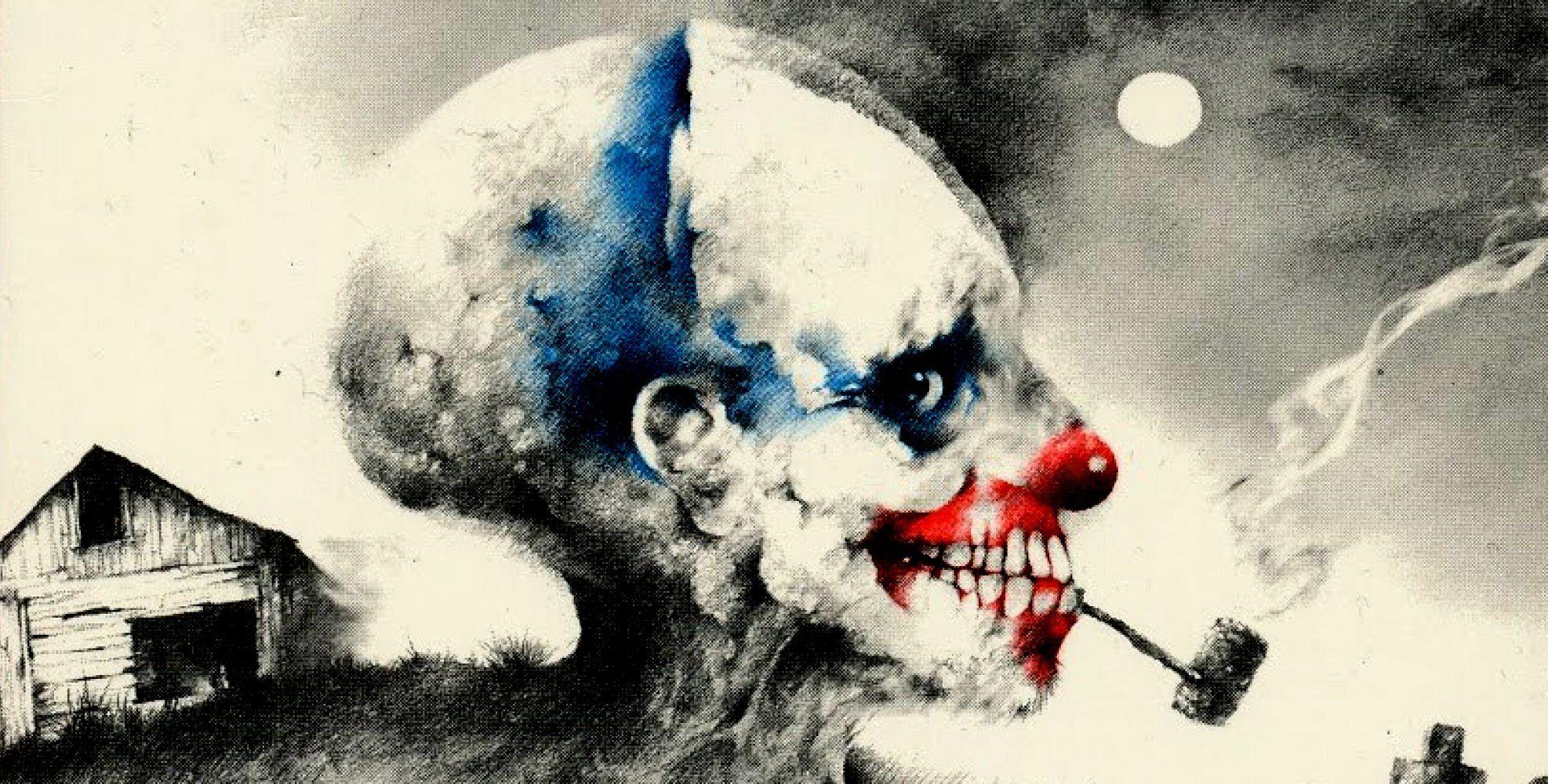 1974x1000 dark, Clown, Artwork, Painting, Psychedelic Wallpaper HD