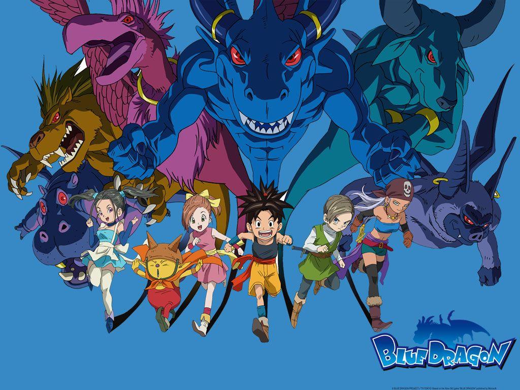 1024x768 Blue Dragon No Shichi Ryu Anime Image Board