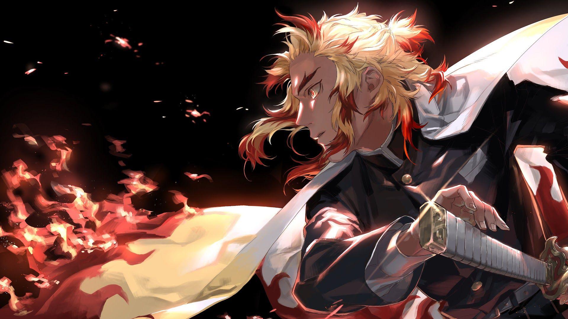 1920x1080 Best Kimetsu No Yaiba Rengoku Kyojuro HD Wallpaper 2020