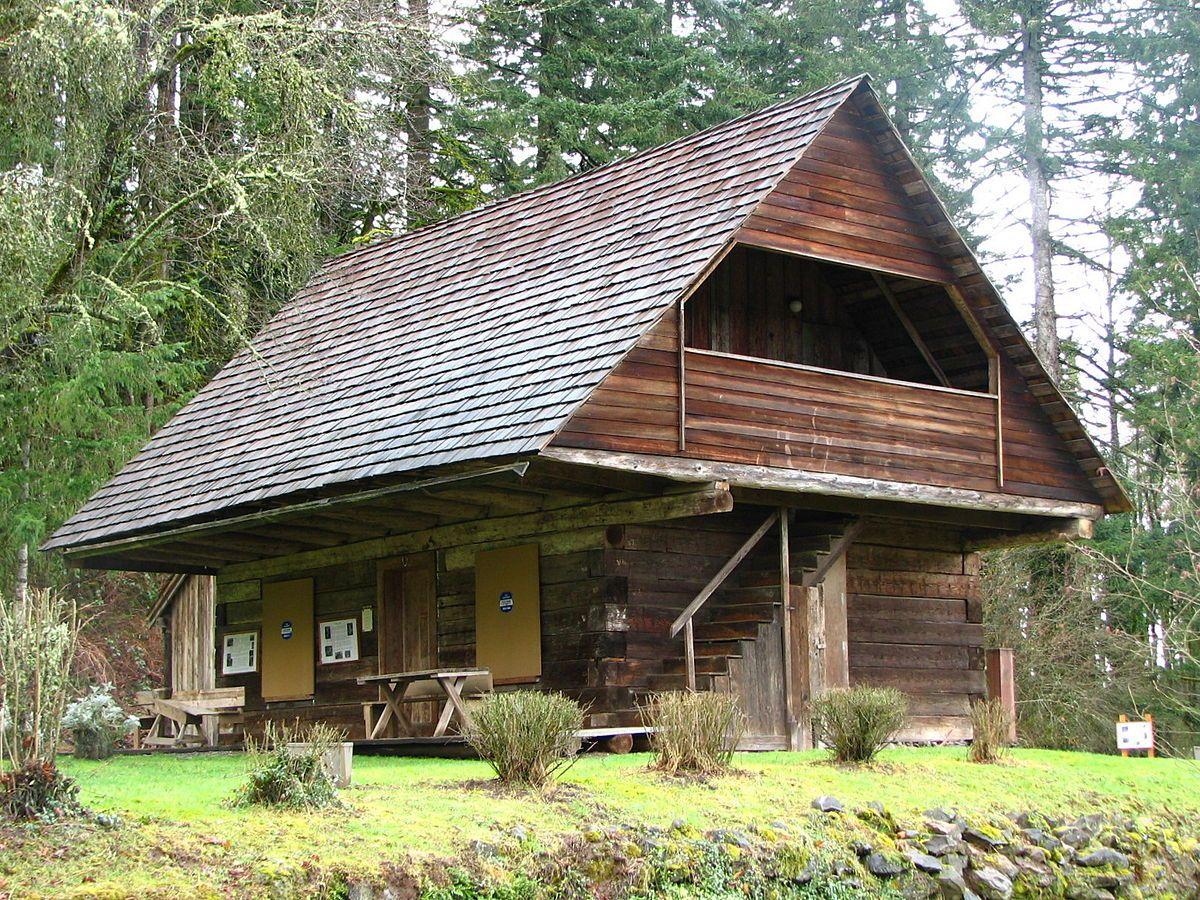 1200x900 Horace Baker Log Cabin
