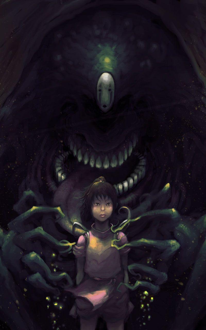 800x1280 Top Best Kaonashi Face 2020 4k HD Wallpaper (Dengan gambar)